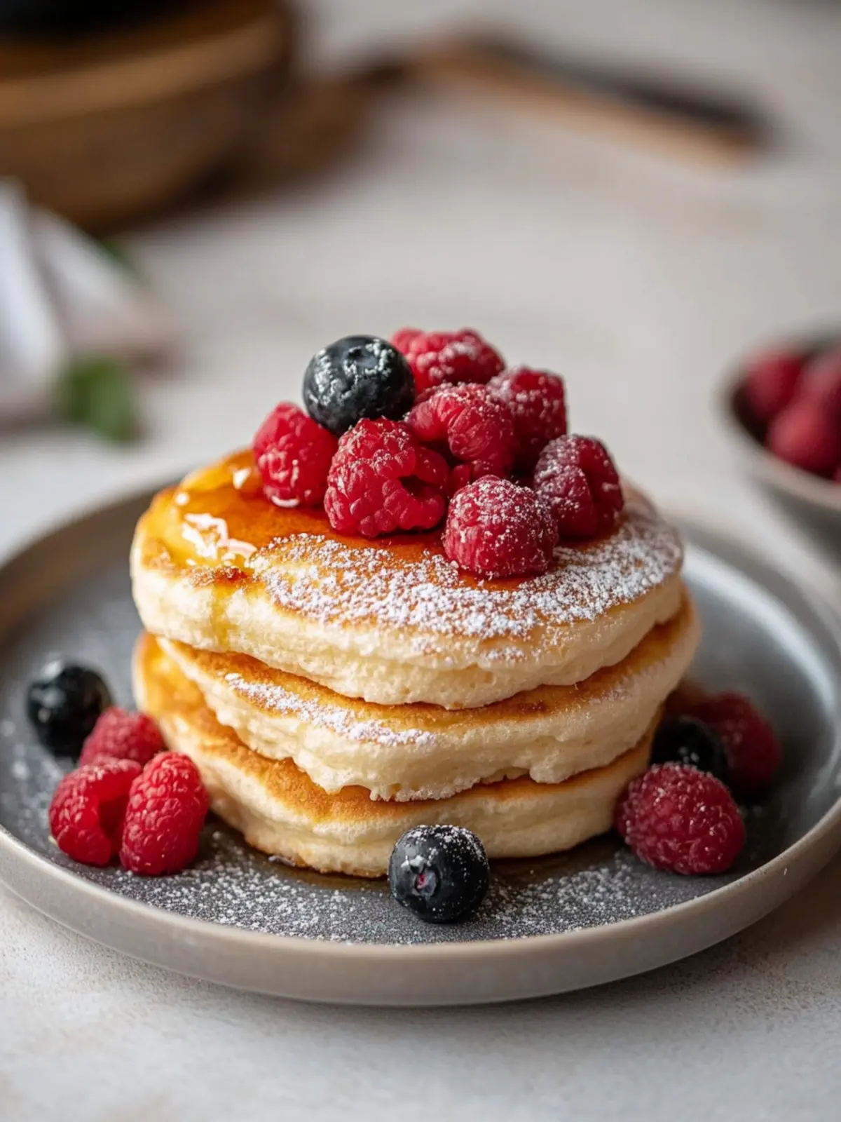 Japanische flauschige Pfannkuchen | Hochprotein-Pfannkuchenrezept