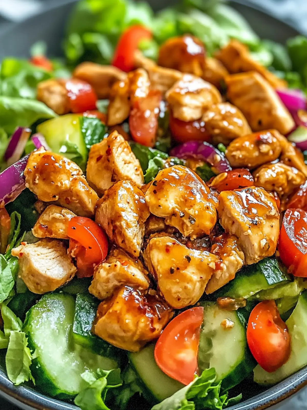 Honey Spicy Chicken Salad – A Delight with Bite