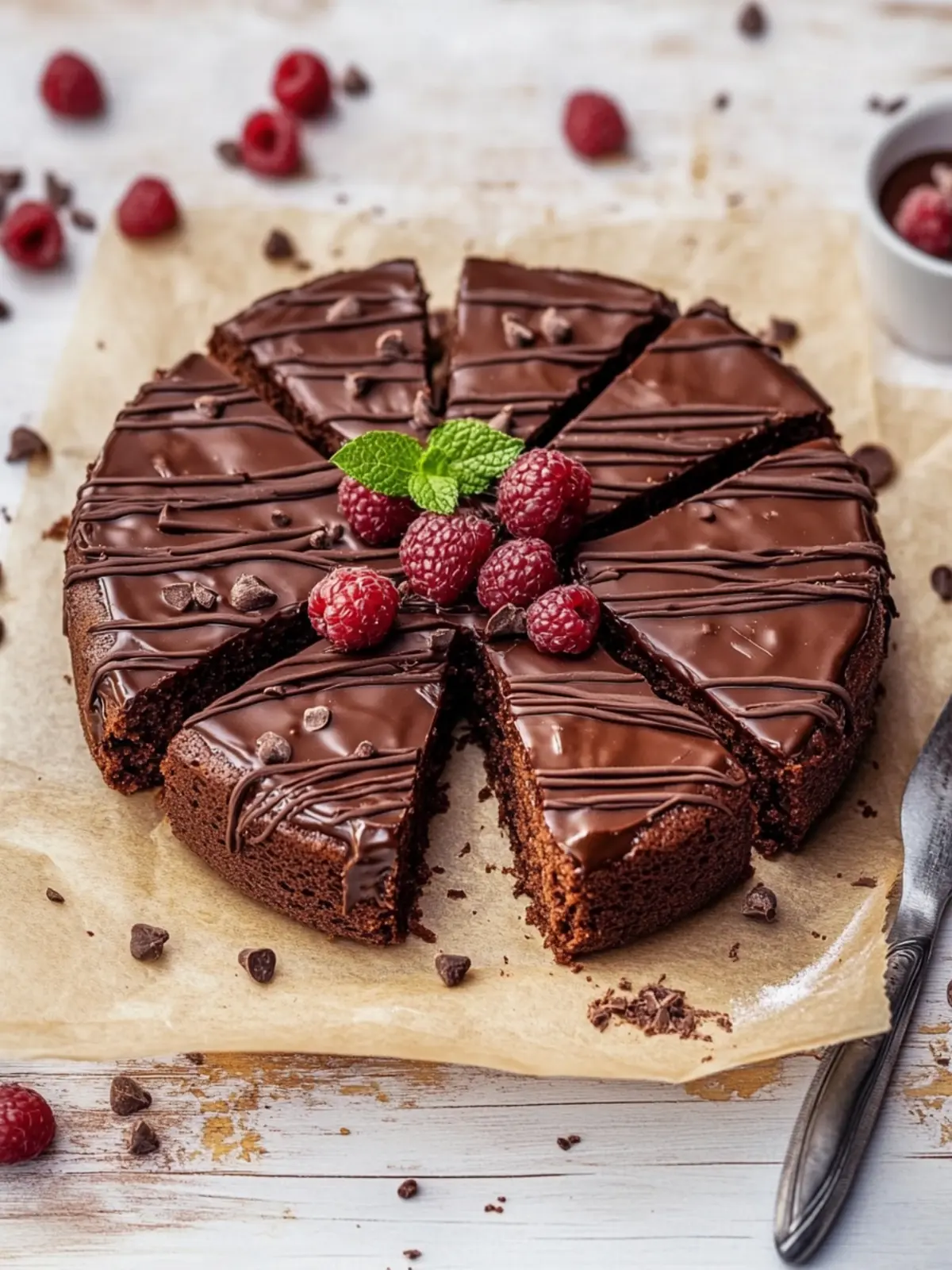 Schokobiskuit vom Blech