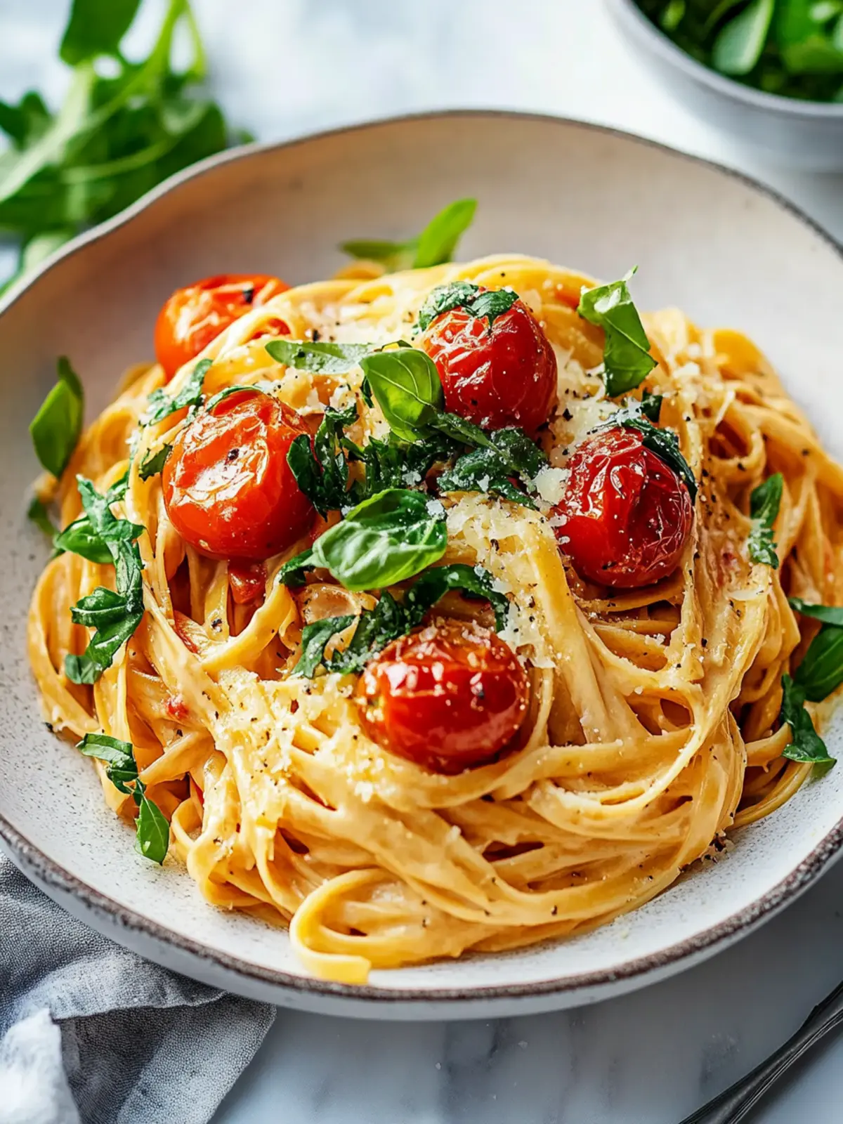 Cremige vegane Pasta mit getrockneten Tomaten – Rezept
