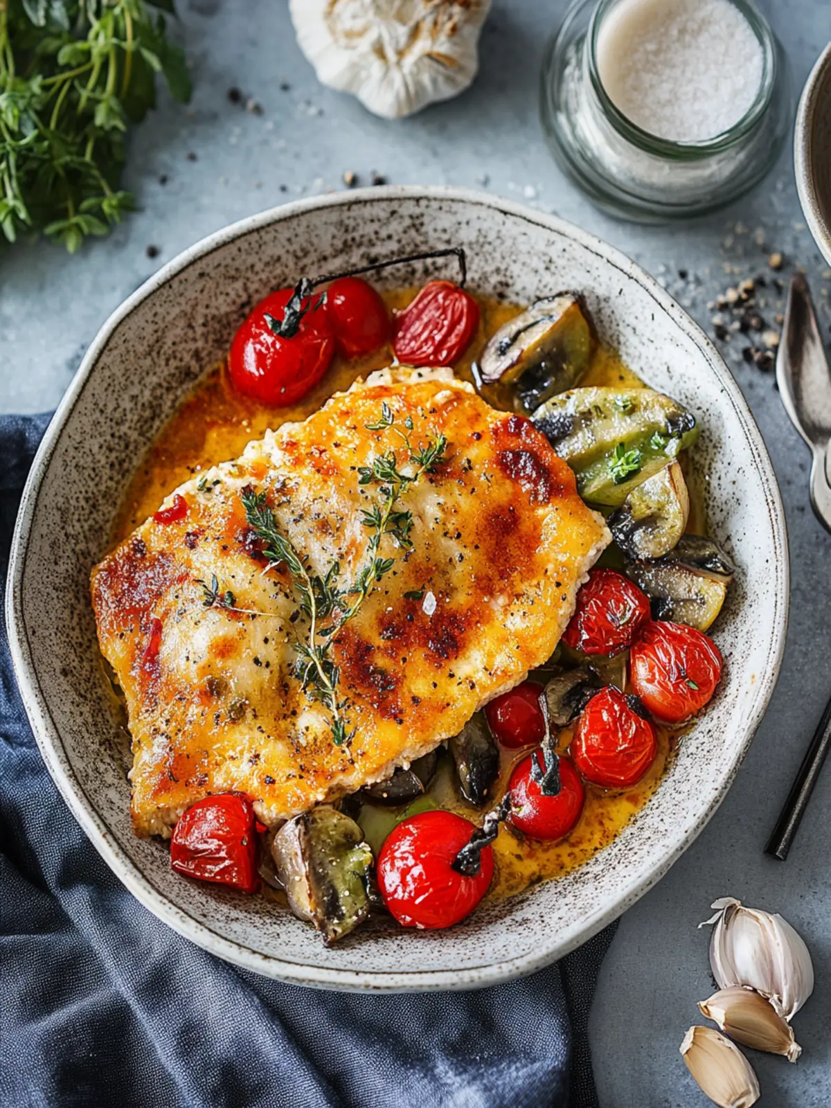 Hähnchenbrustfilet aus der Auflaufform