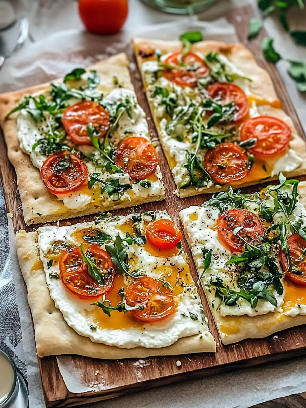 Vegetarische Flammkuchen für Genuss ohne Reue