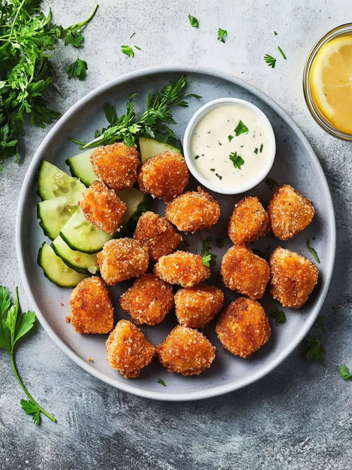 Frisch aus dem Airfryer: Lachs Bites