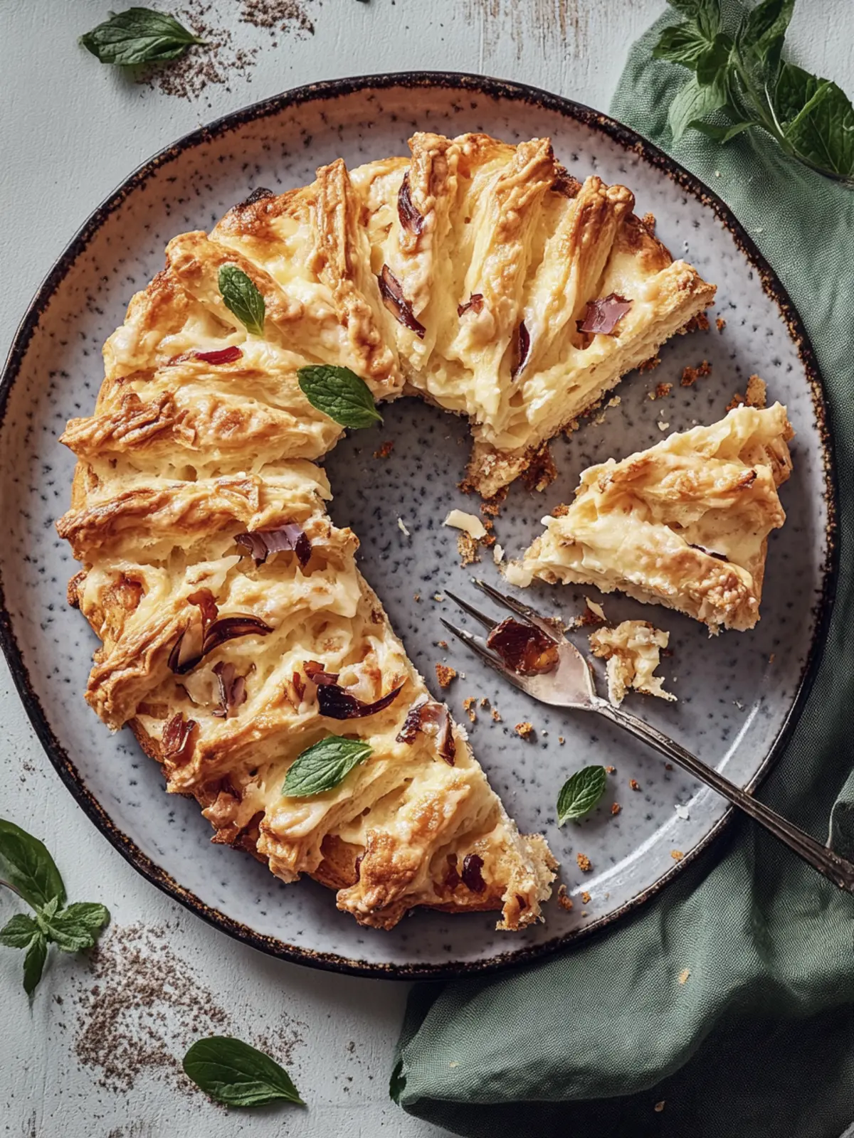 Käsestangen Blätterteig