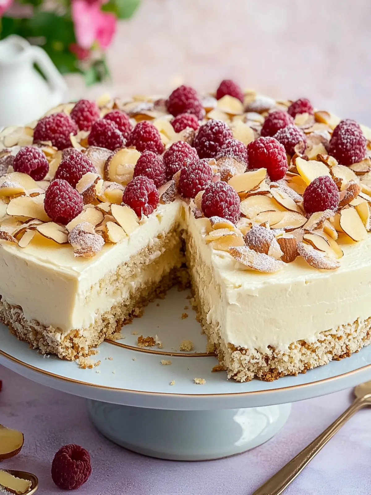 Vegane schwedische Mandeltorte