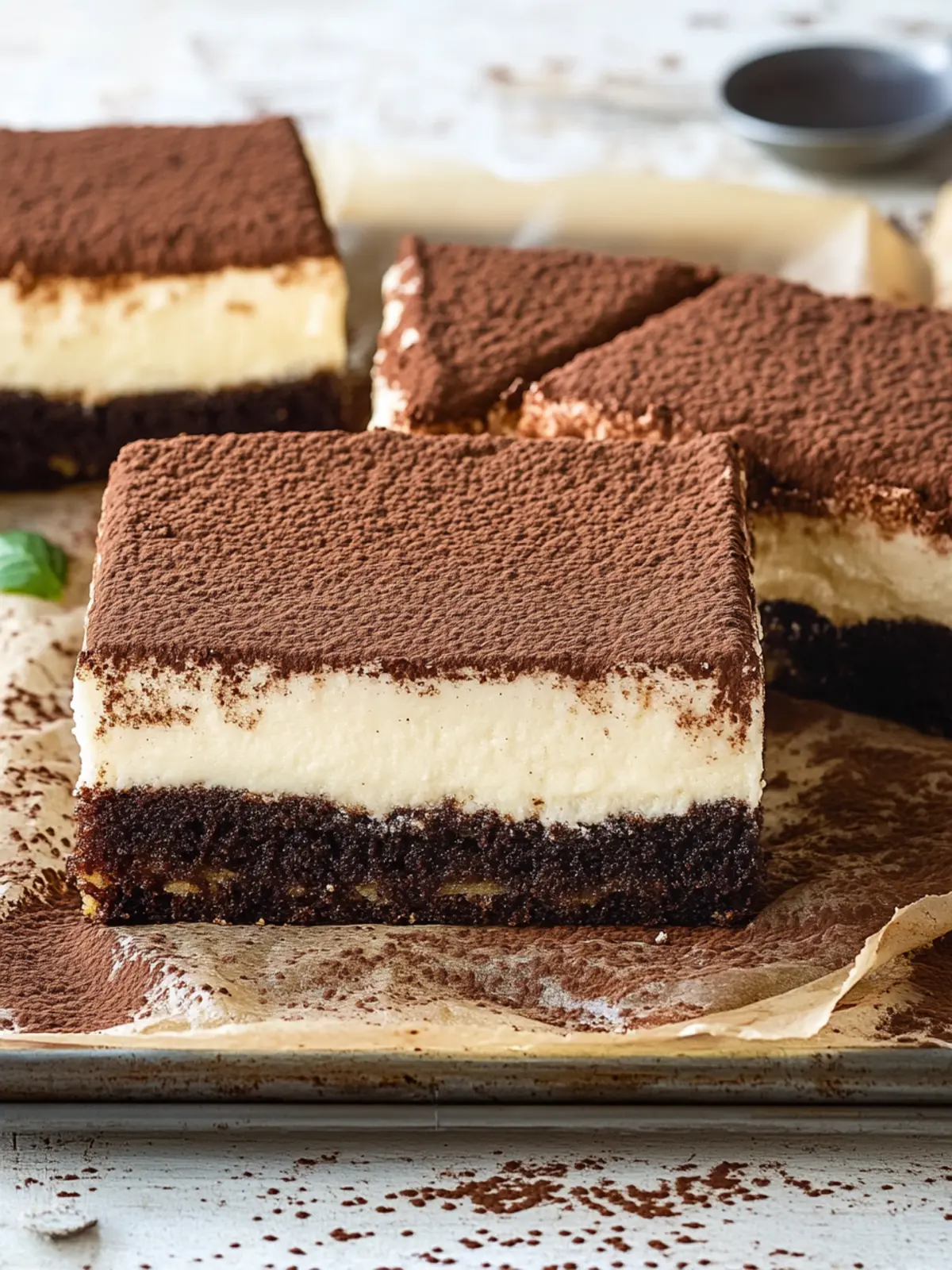 Tiramisu Brownies
