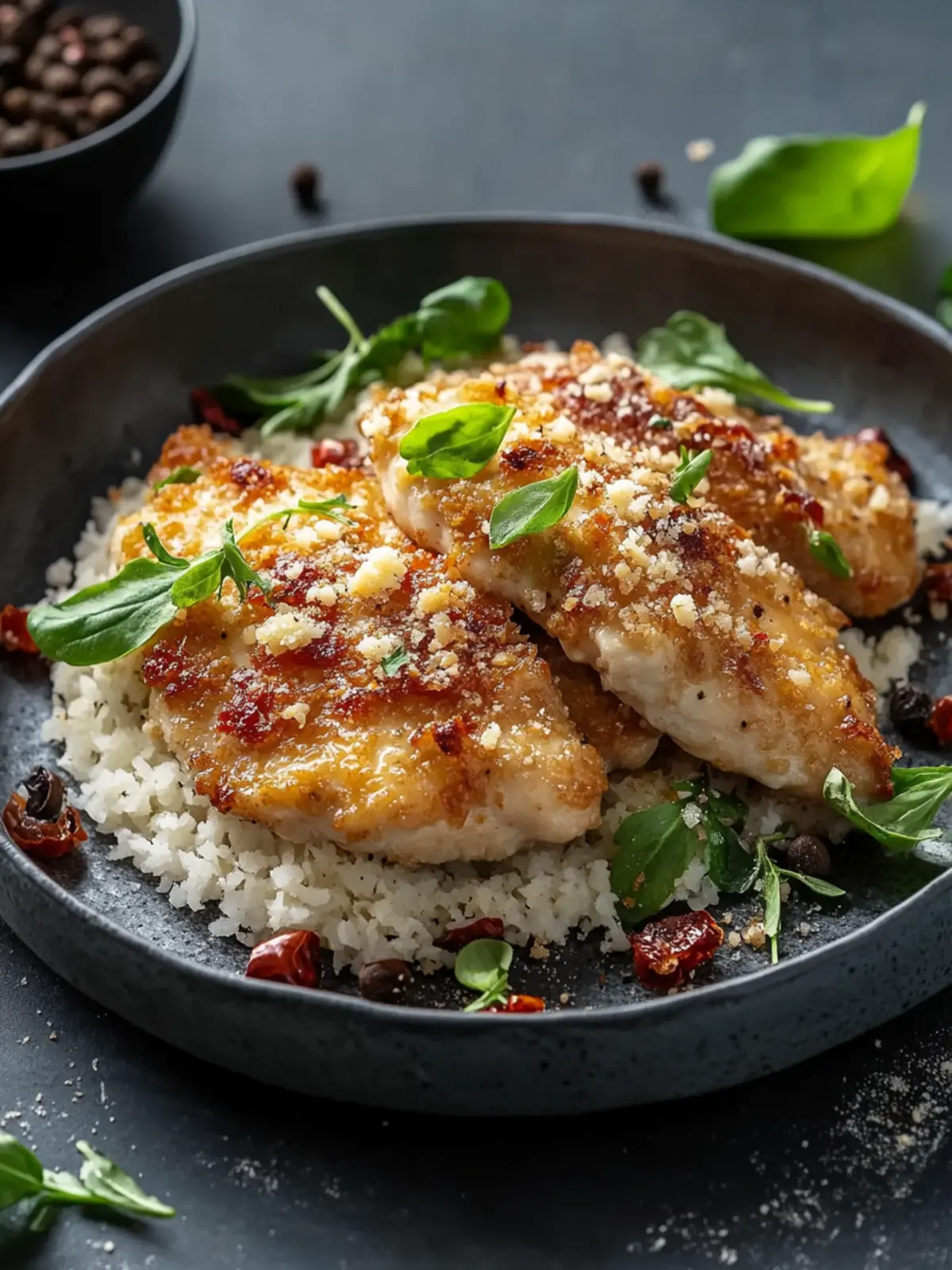Hähnchen in Parmesan-Sahne-Soße: Rezept für Heirate-mich-Hähnchen