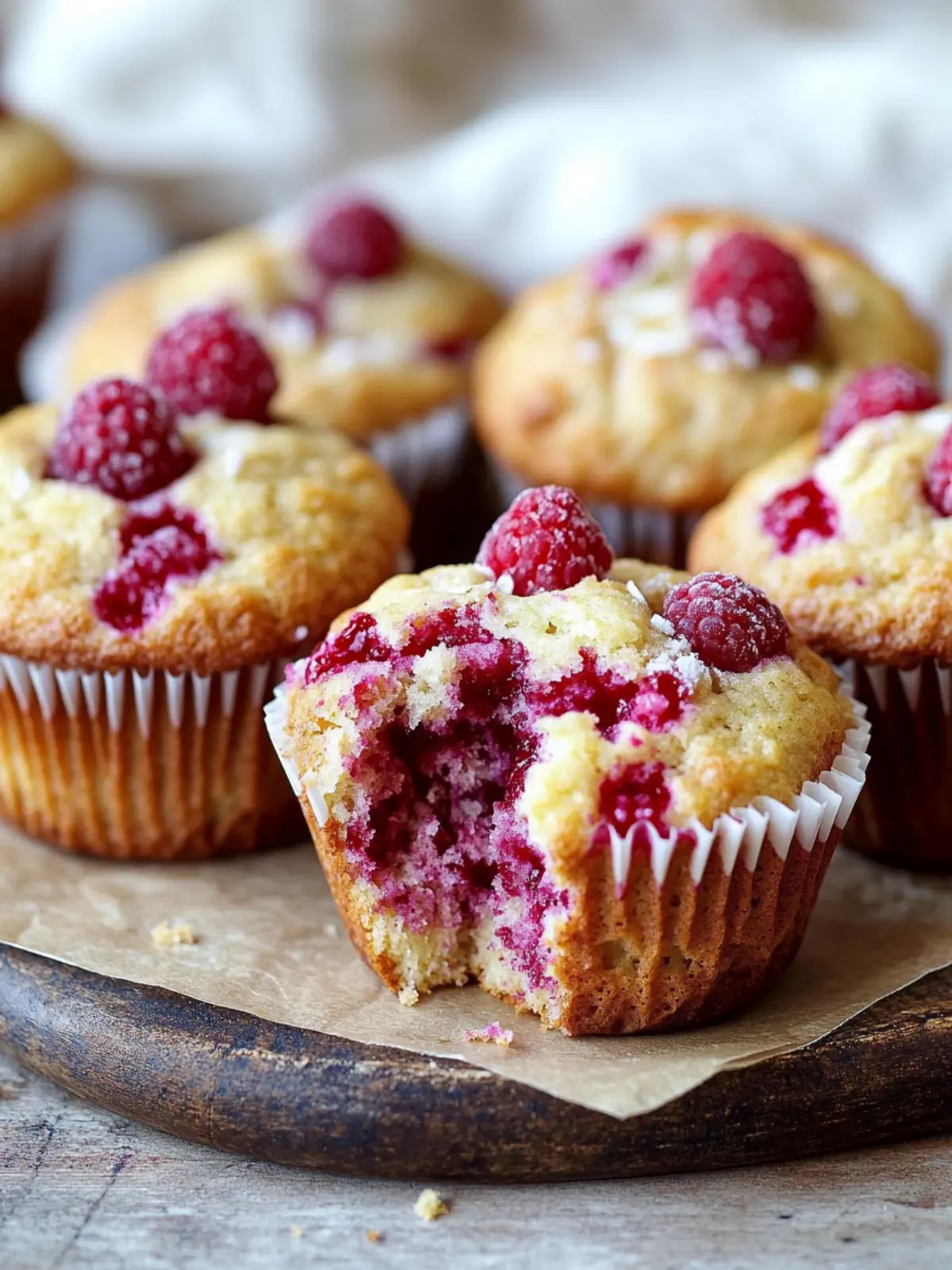 Die besten Himbeer-Weiße-Schokolade-Sauerteig-Muffins