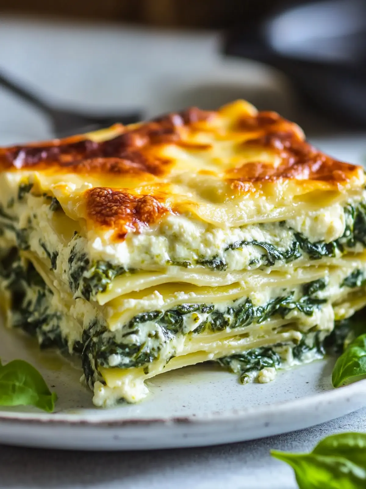 Spinat Ricotta Lasagne