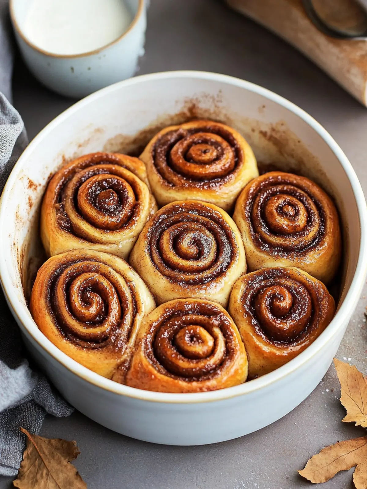 Juicy cinnamon rolls - an autumn classic that makes the whole apartment smell