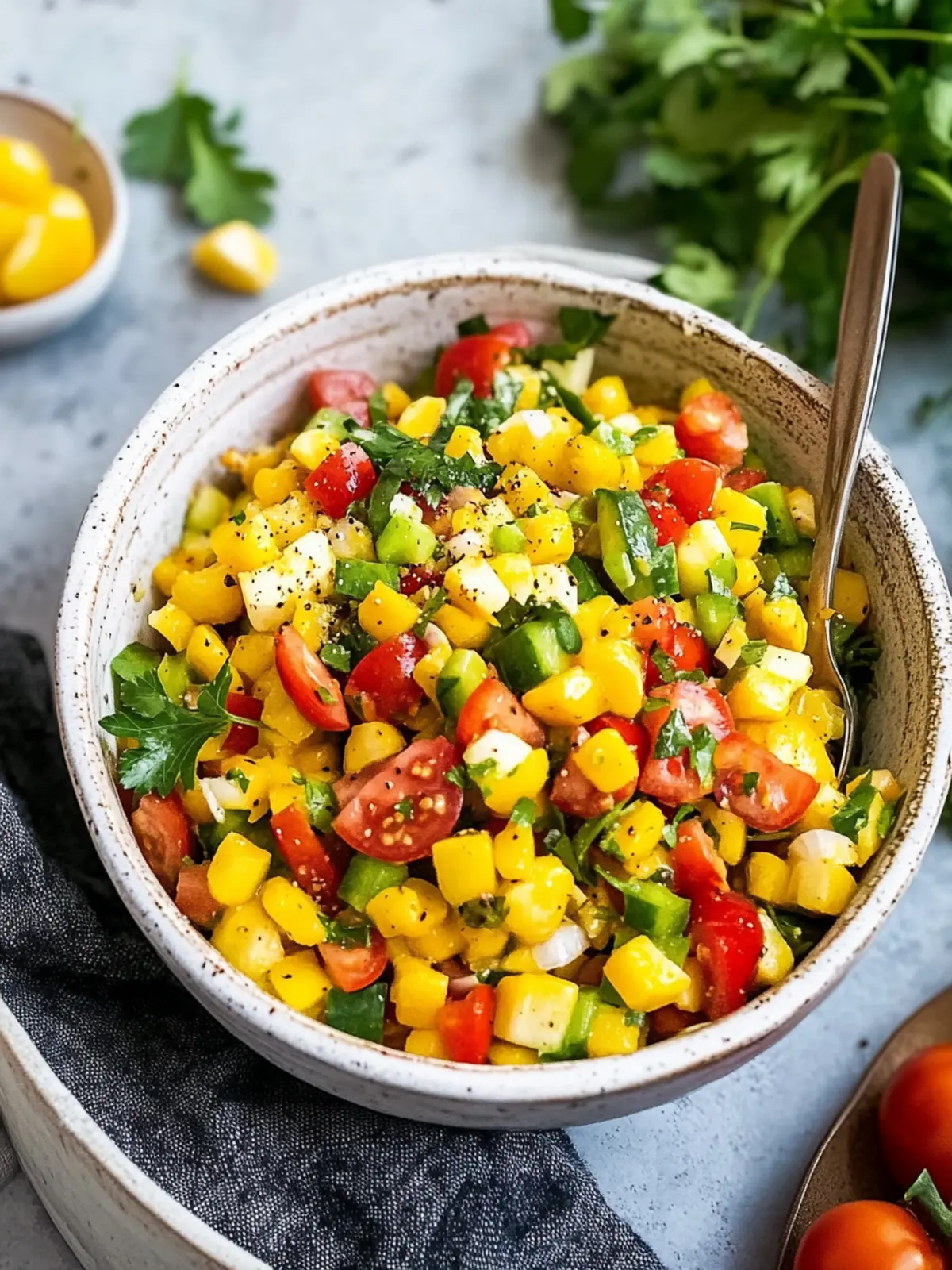 Schneller Paprika-Mais-Salat