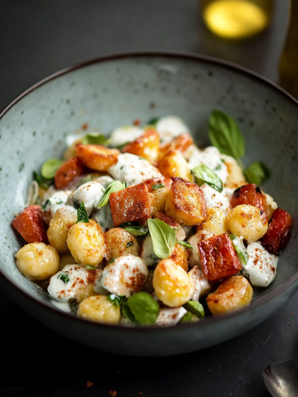 Knuspriger Gnocchi-Salat