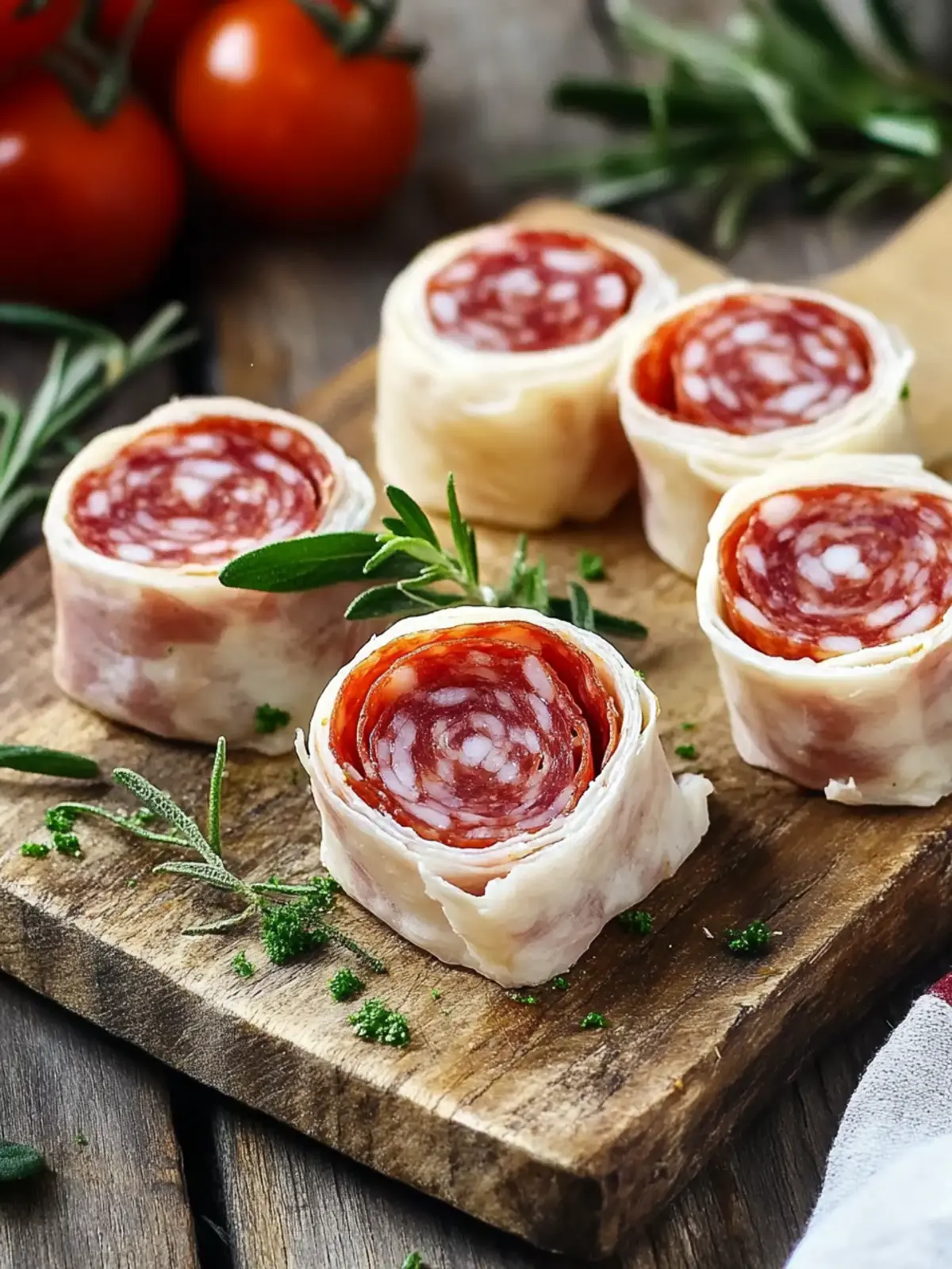 Salami- und Frischkäse-Rollen: Zu Ihrer Überlegung