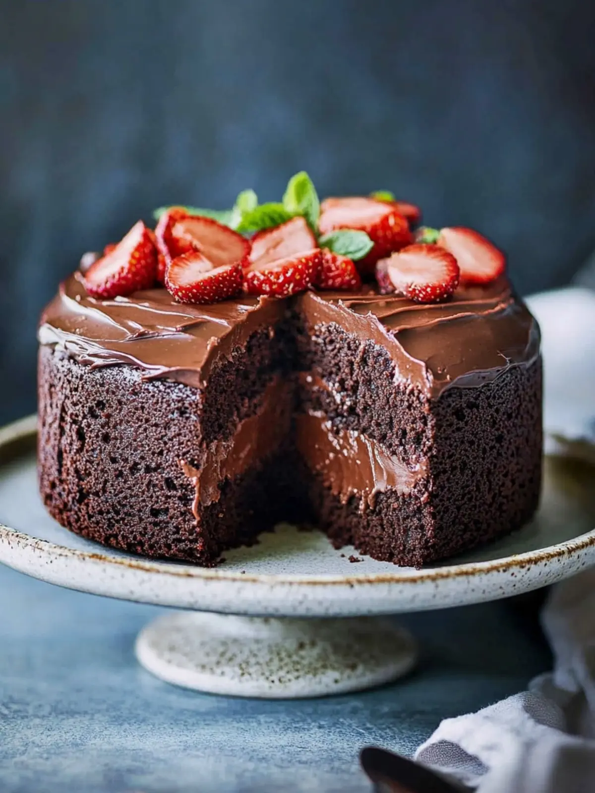 Bester veganer Schokoladenkuchen