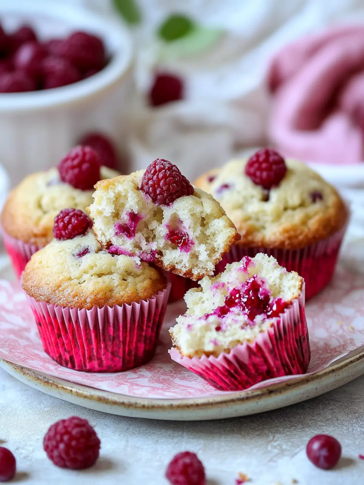 Die besten Himbeer-Weiße-Schokolade-Sauerteig-Muffins