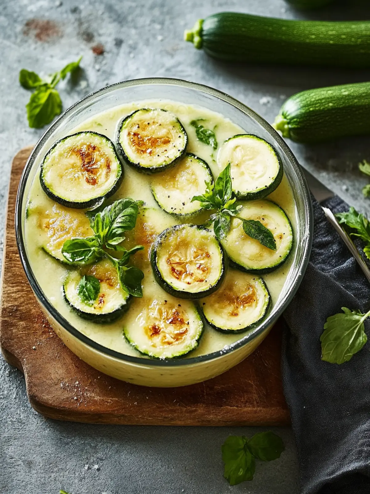 Zucchini Auflauf cremig, schnell & familienfreundlich