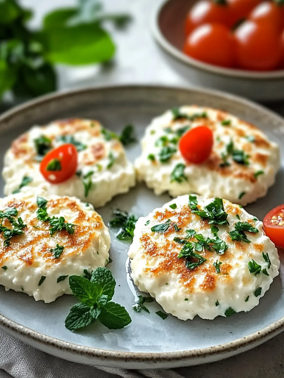 Low Carb Hüttenkäsetaler für jeden Snackbedarf