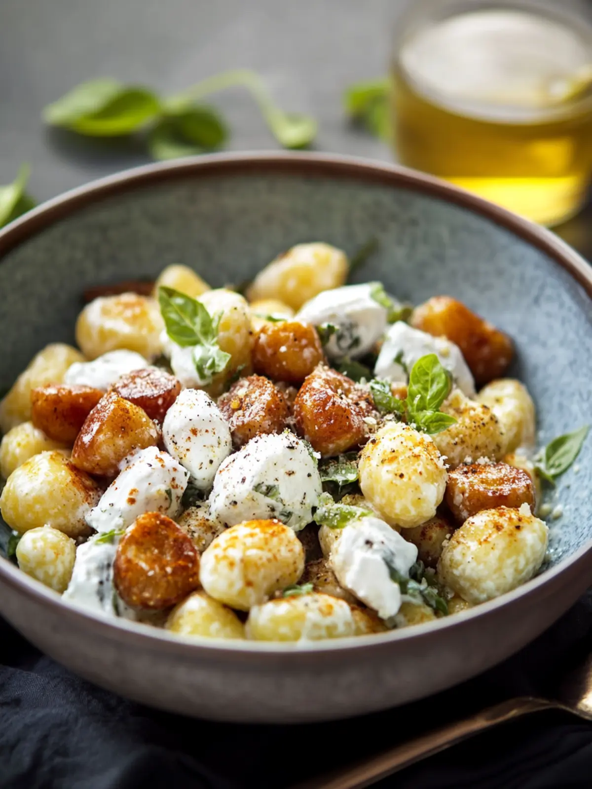 Knuspriger Gnocchi-Salat