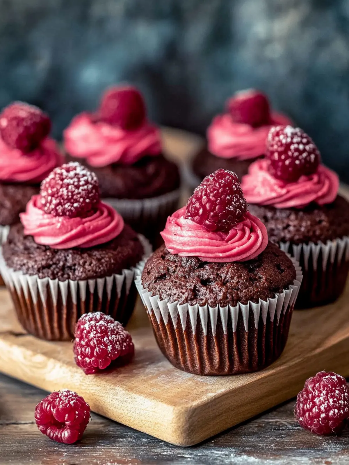 Schokoladen-Himbeer-Muffins