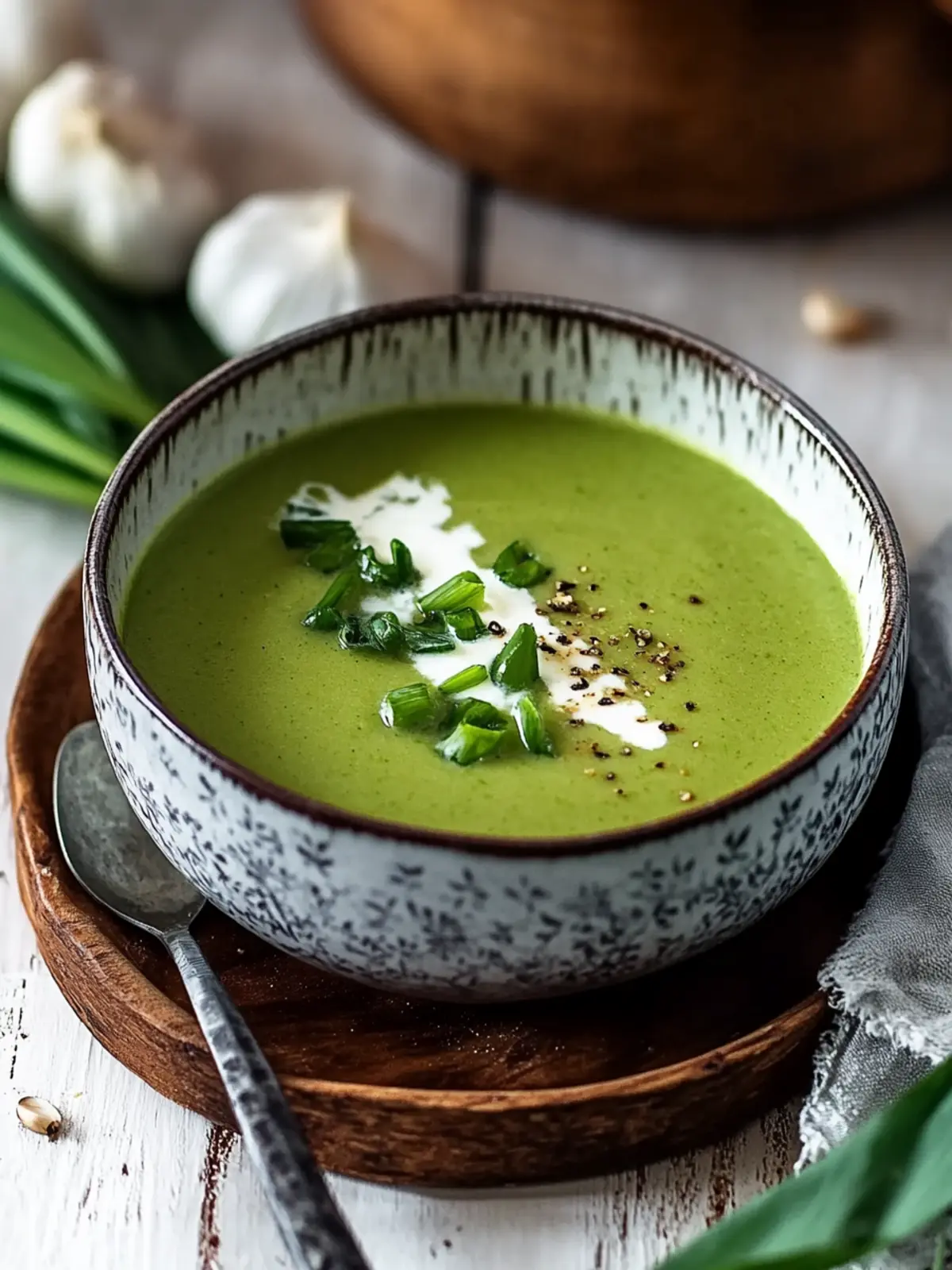 Bärlauchsuppe – cremiges Bärlauchsuppen Rezept mit Kartoffeln