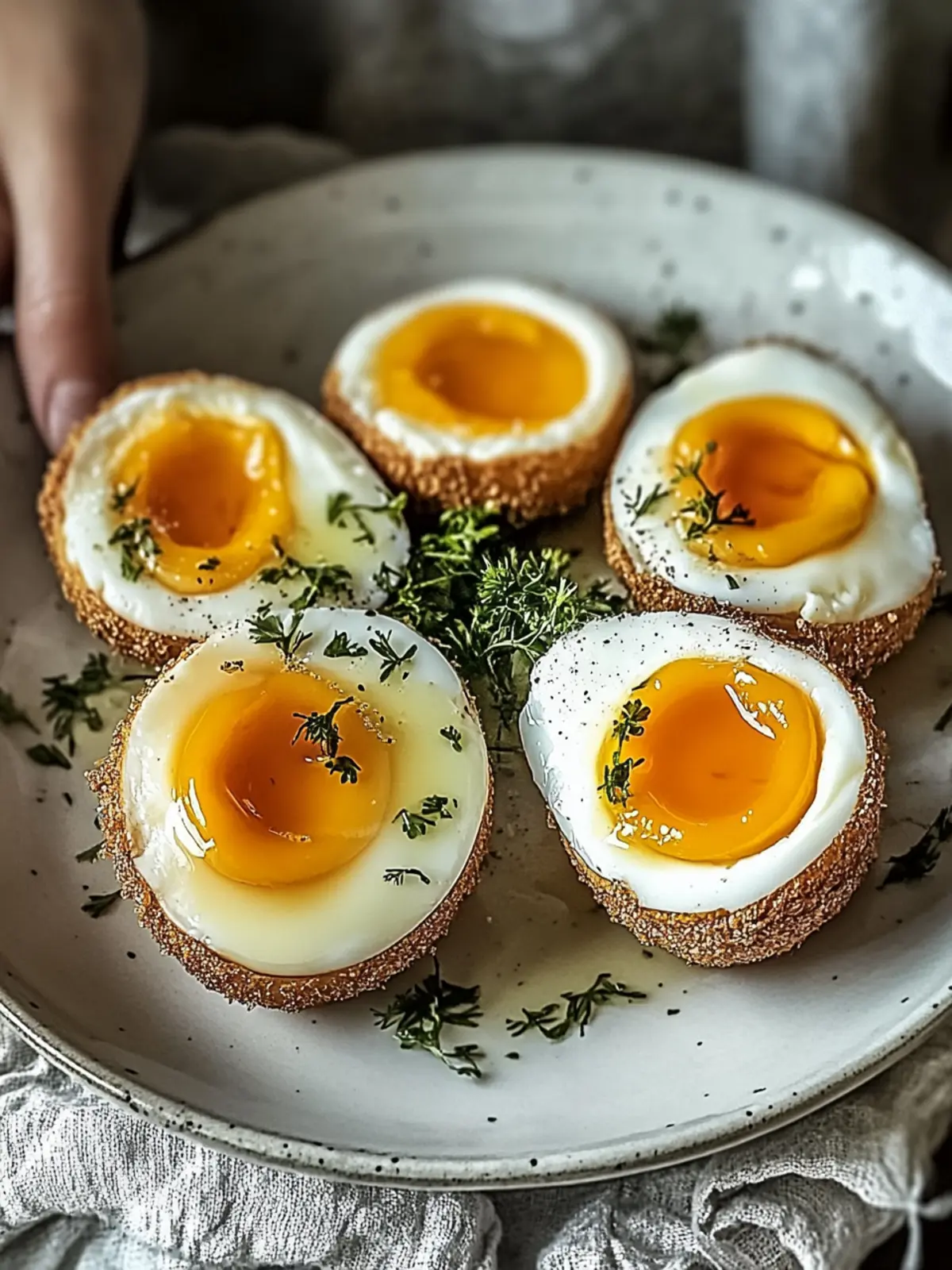 Perfekte panierte Eier für dein nächstes Brunch