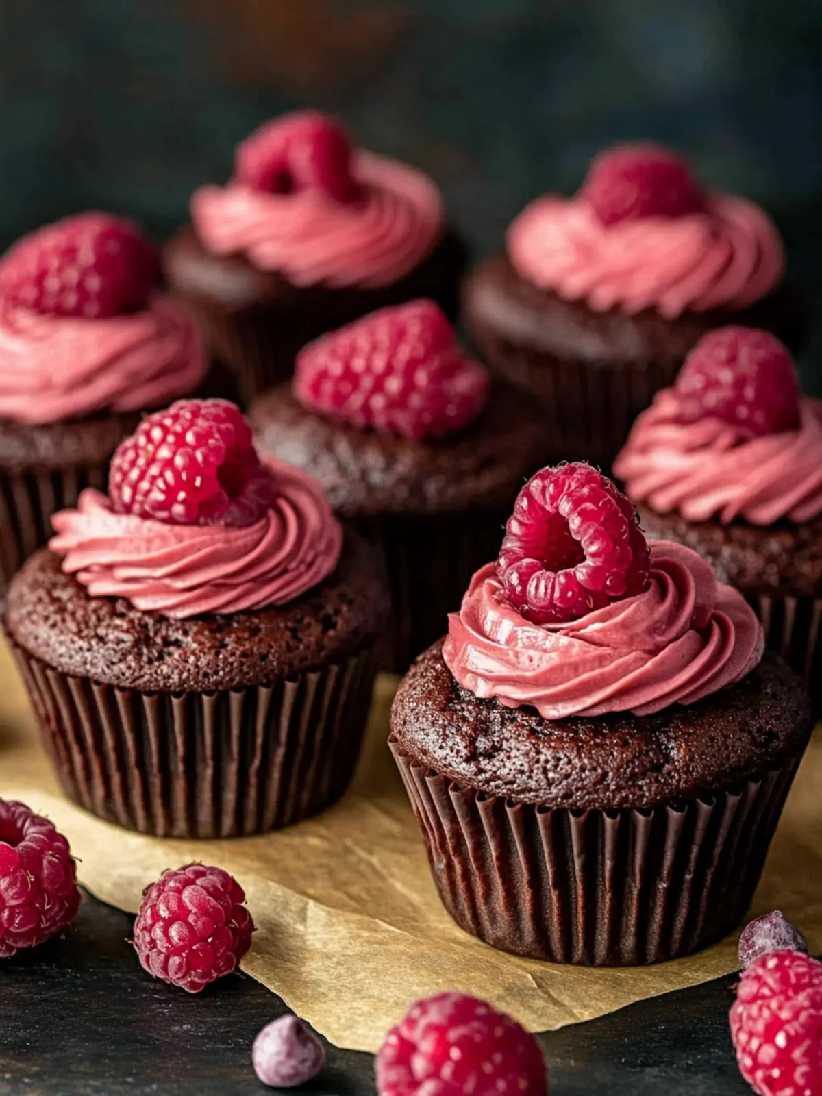 Schokoladen-Himbeer-Muffins