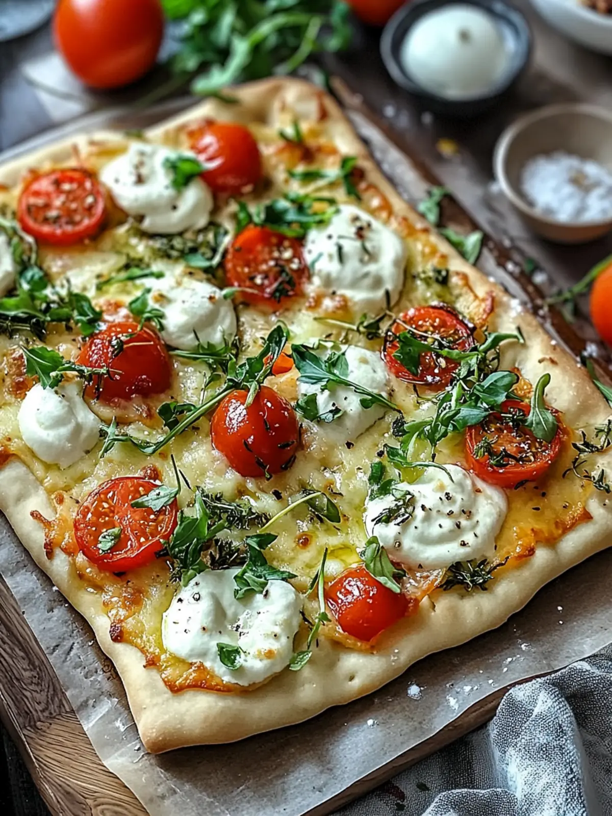 Vegetarische Flammkuchen für Genuss ohne Reue