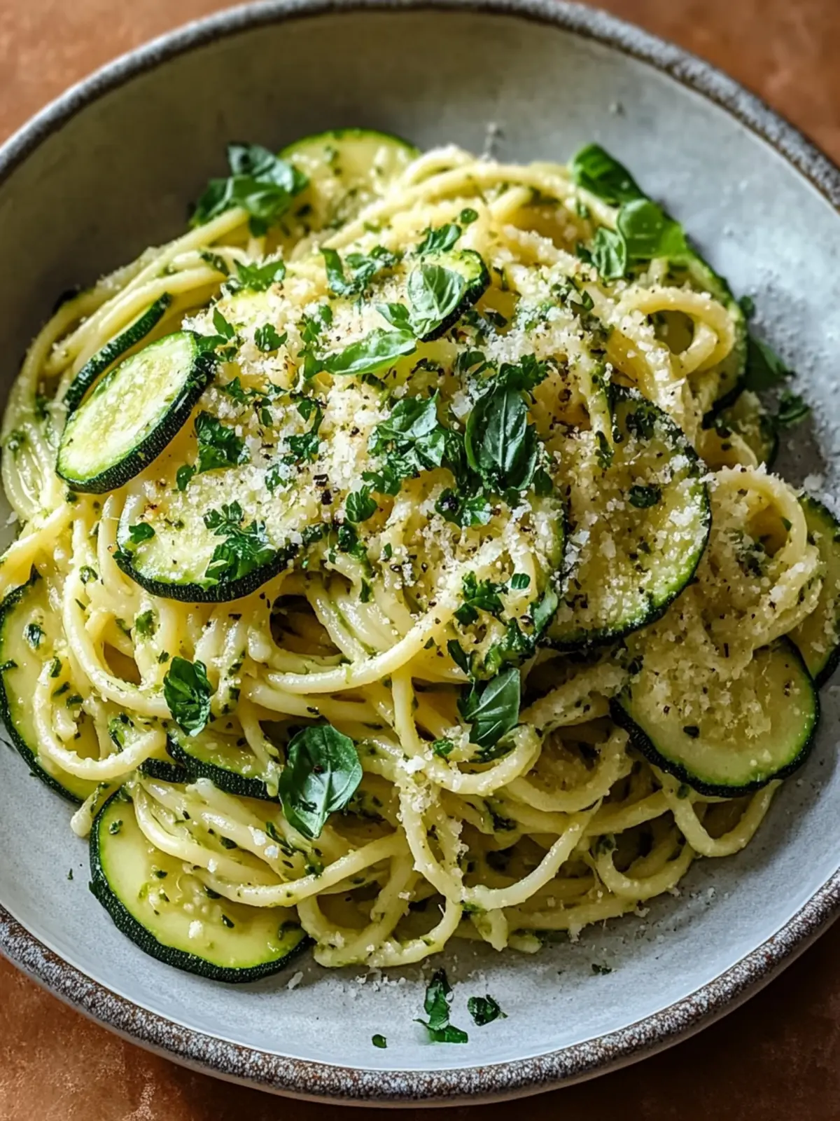 Pasta with zucchini – simple & light summer dish