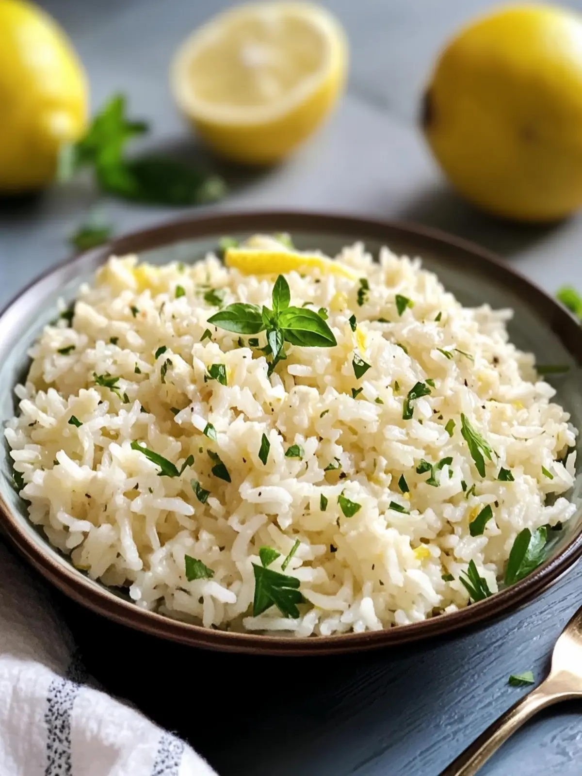 Refreshing side dish: Greek feta rice with lemon