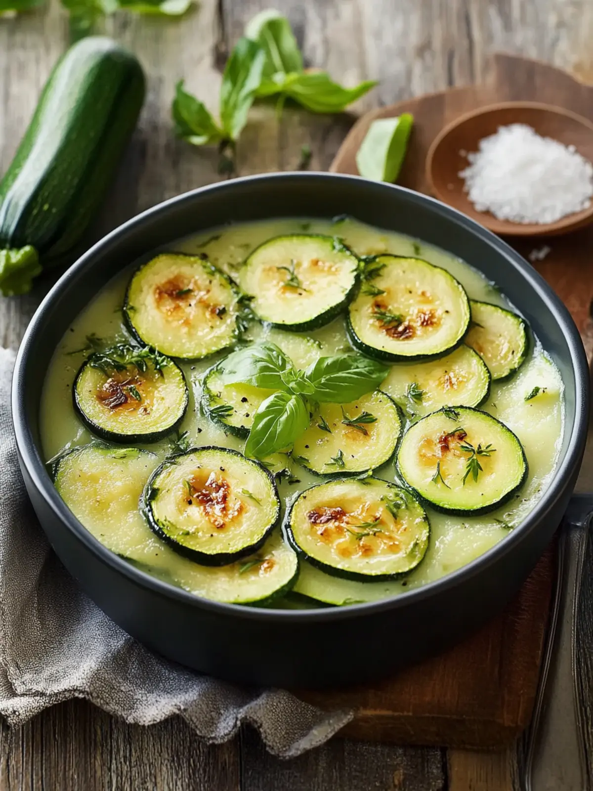 Zucchini Auflauf cremig, schnell & familienfreundlich