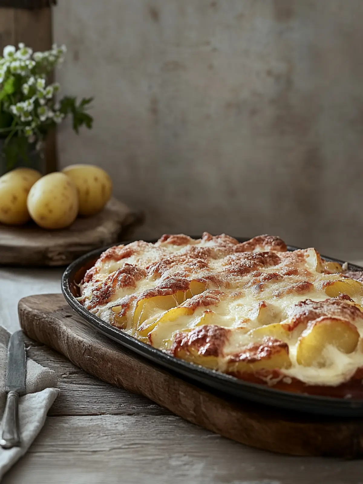 Bauernauflauf mit Kartoffeln und Speck: Deftiger Ofengenuss