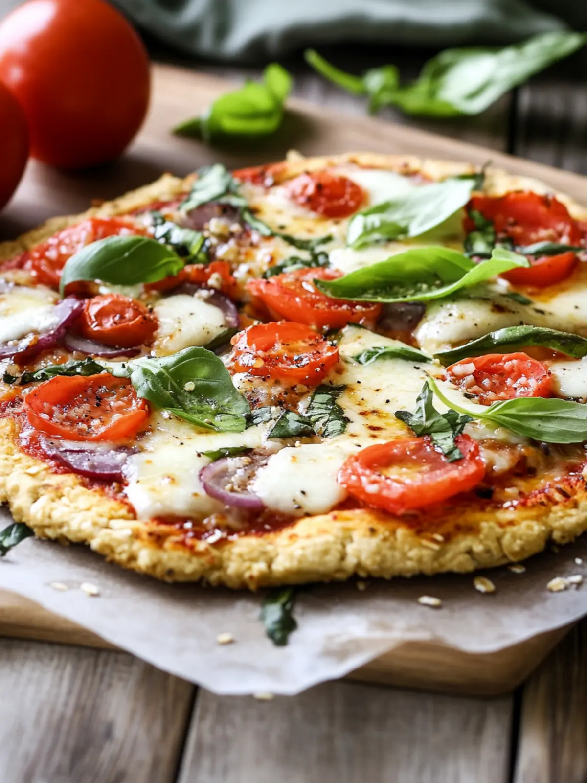 Oatmeal pizza: Try our healthy low carb recipe without flour