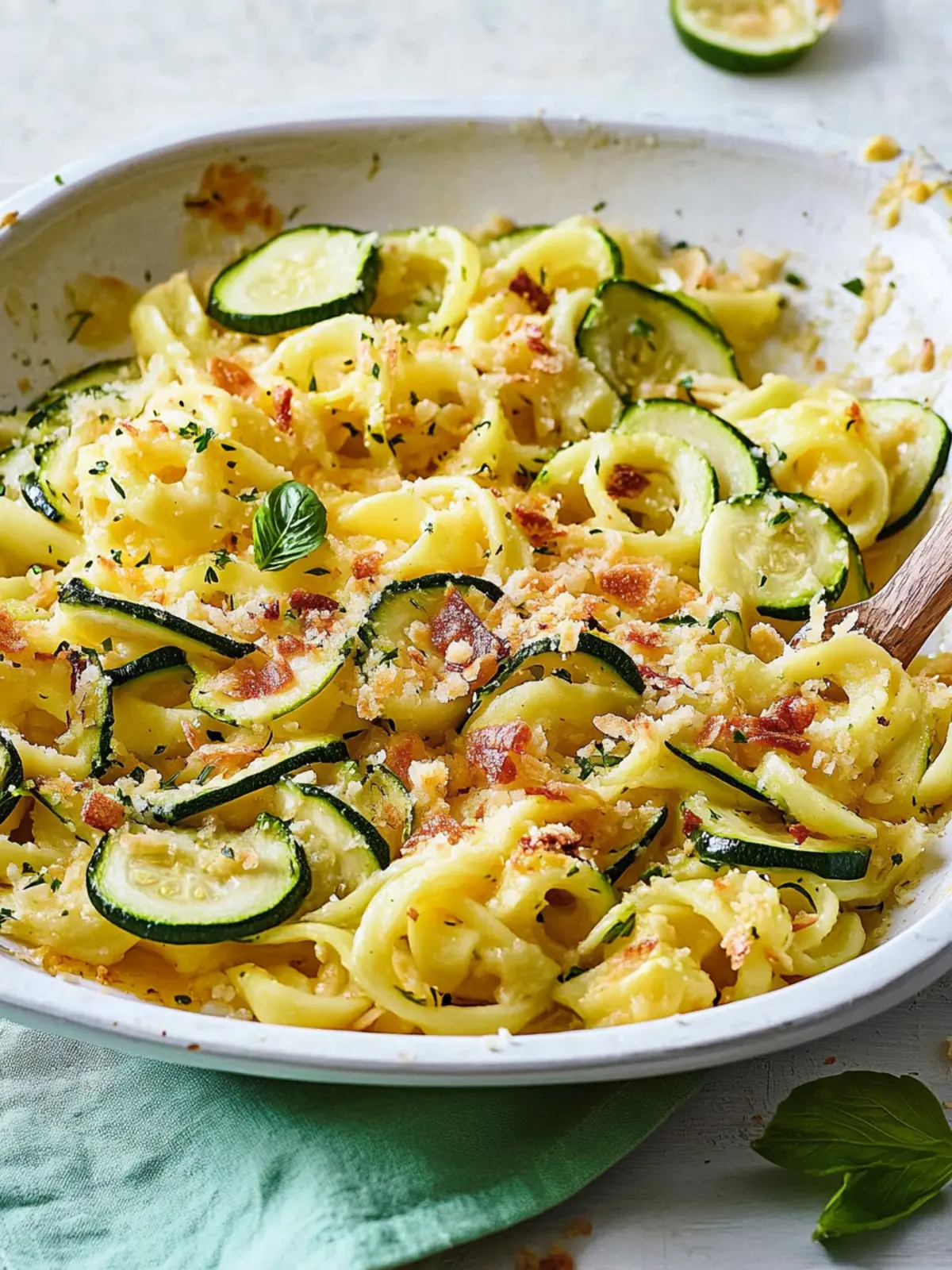 Zucchini-Noodle-Casserole from the Baking Sheet