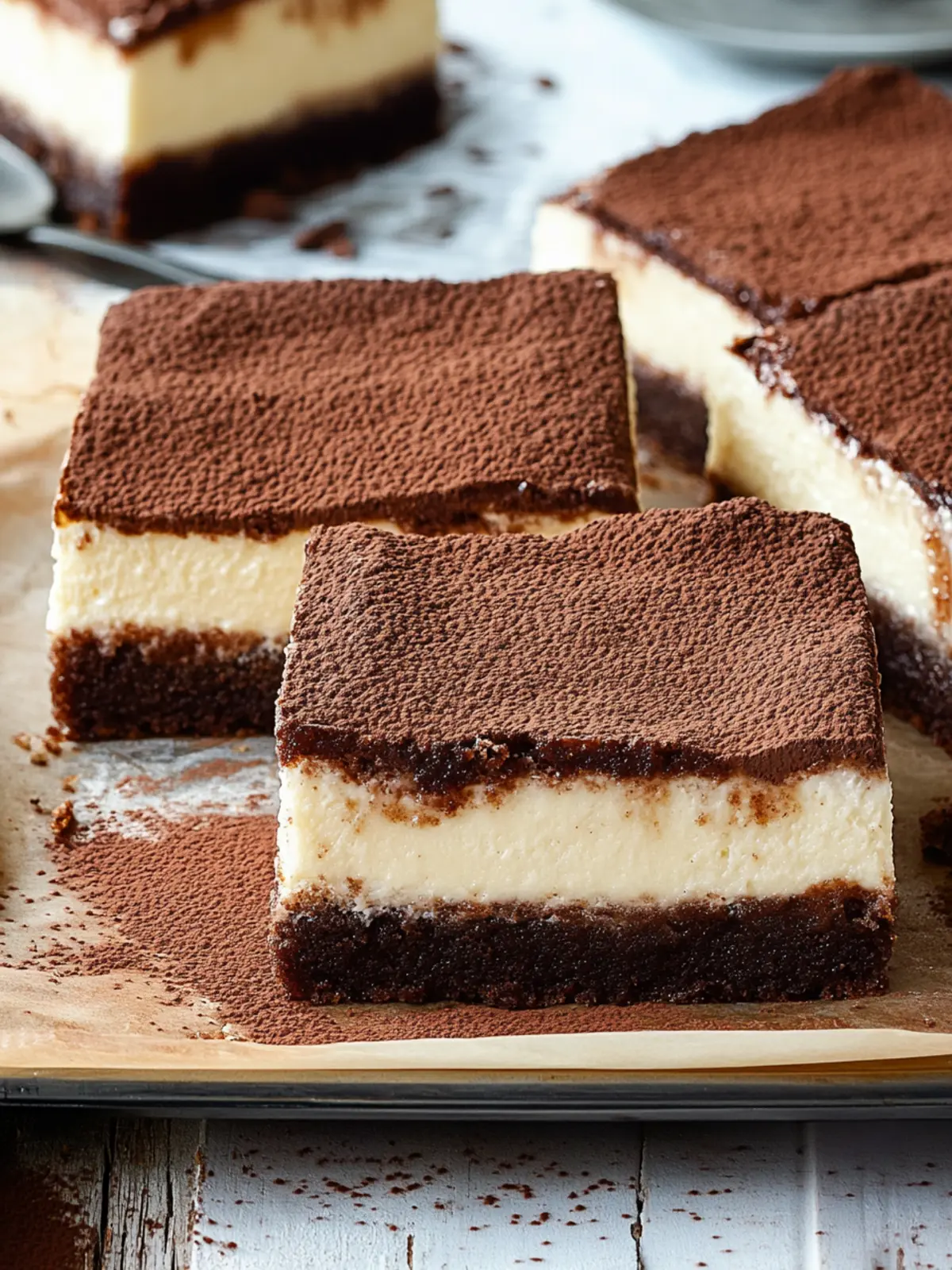 Tiramisu Brownies
