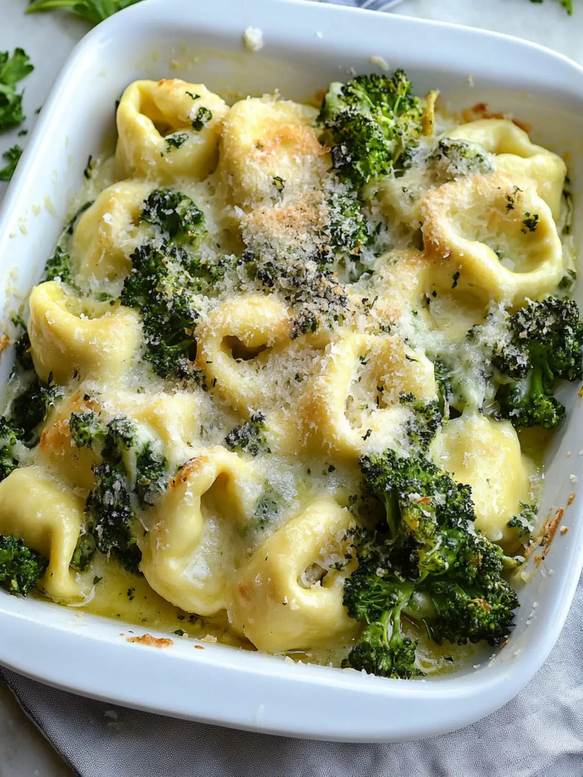 Tortellini-Brokkoli-Auflauf