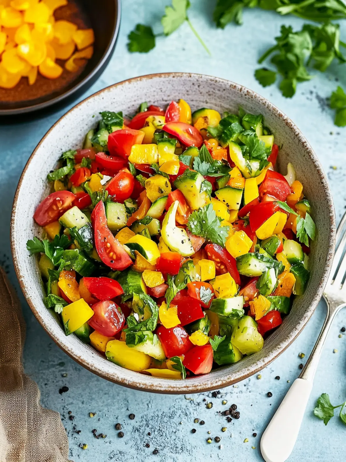 Schneller Paprika-Mais-Salat