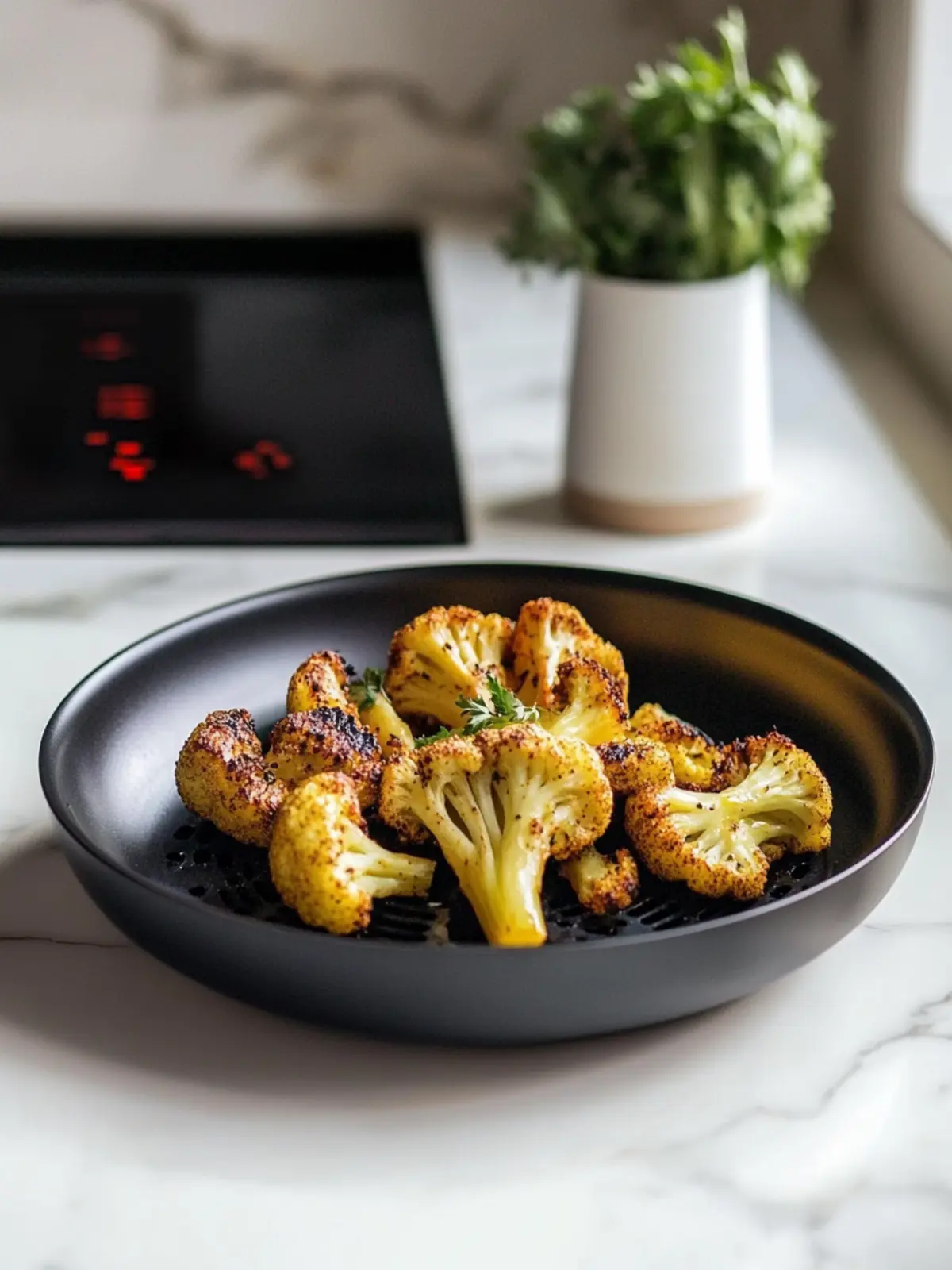 Gebackener Blumenkohl im Airfryer