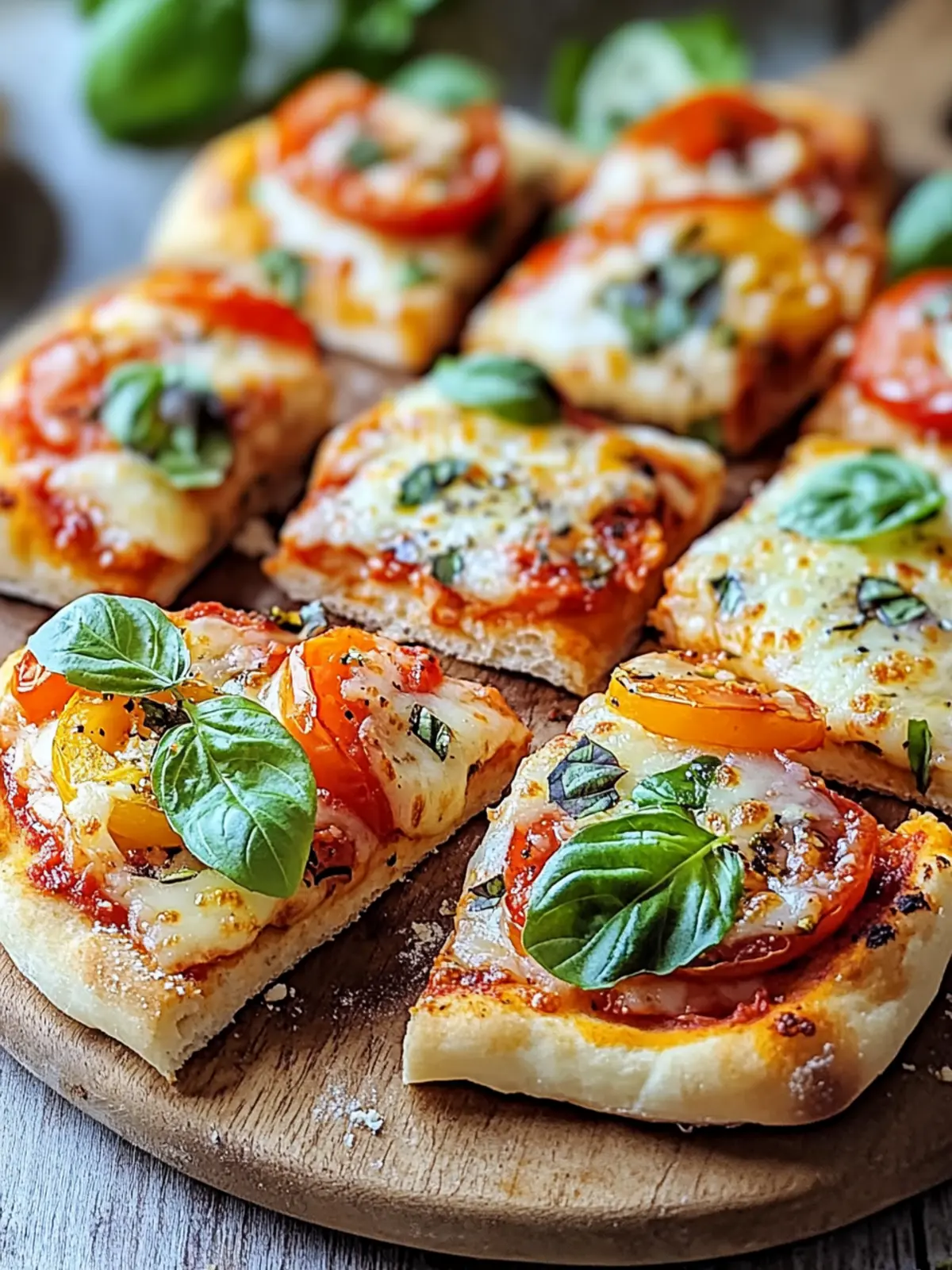 Vegetarische Pizzabrötchen in nur 20 Minuten