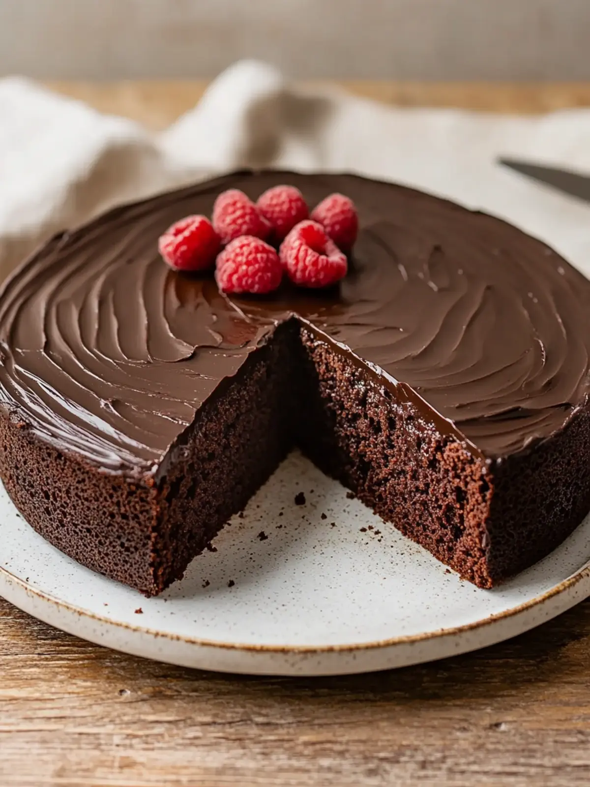Juicy chocolate cake without sugar and flour – a real low-carb dream