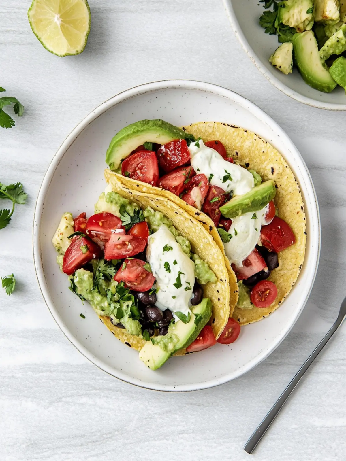 Einfache Frühstückstacos