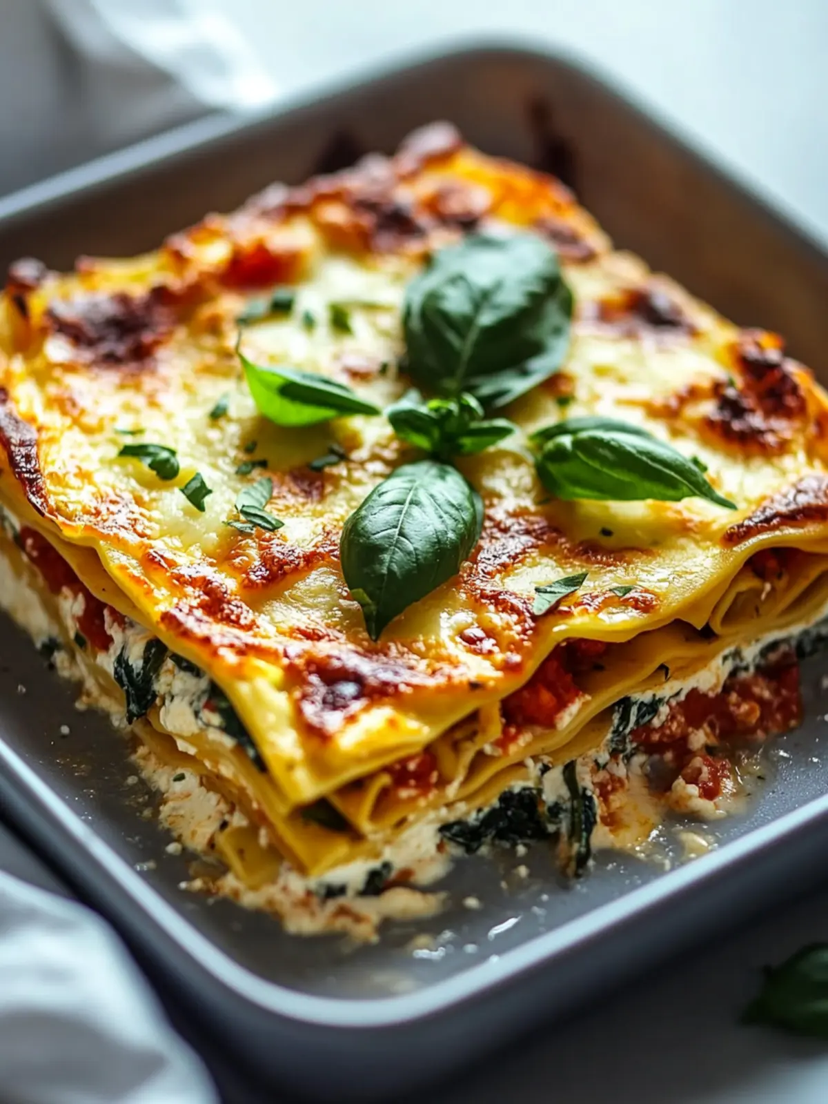 Hohe Protein Gemüse Lasagne: Dein gesundes & leckeres Rezept