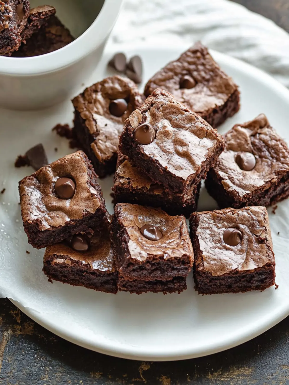 Hüttenkäse Brownie Bissen im Mixer