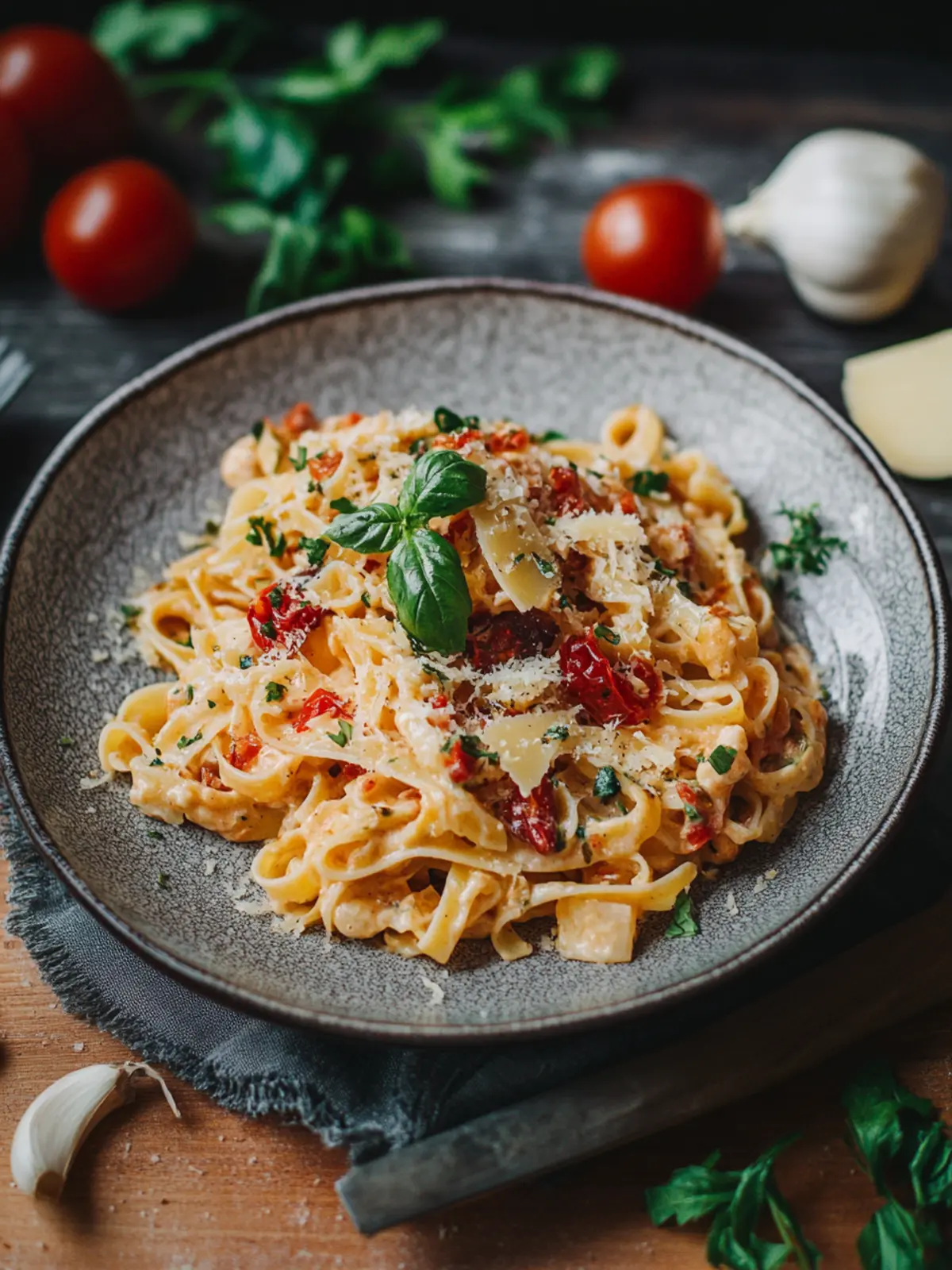 Karamellisierte Zwiebel Pasta