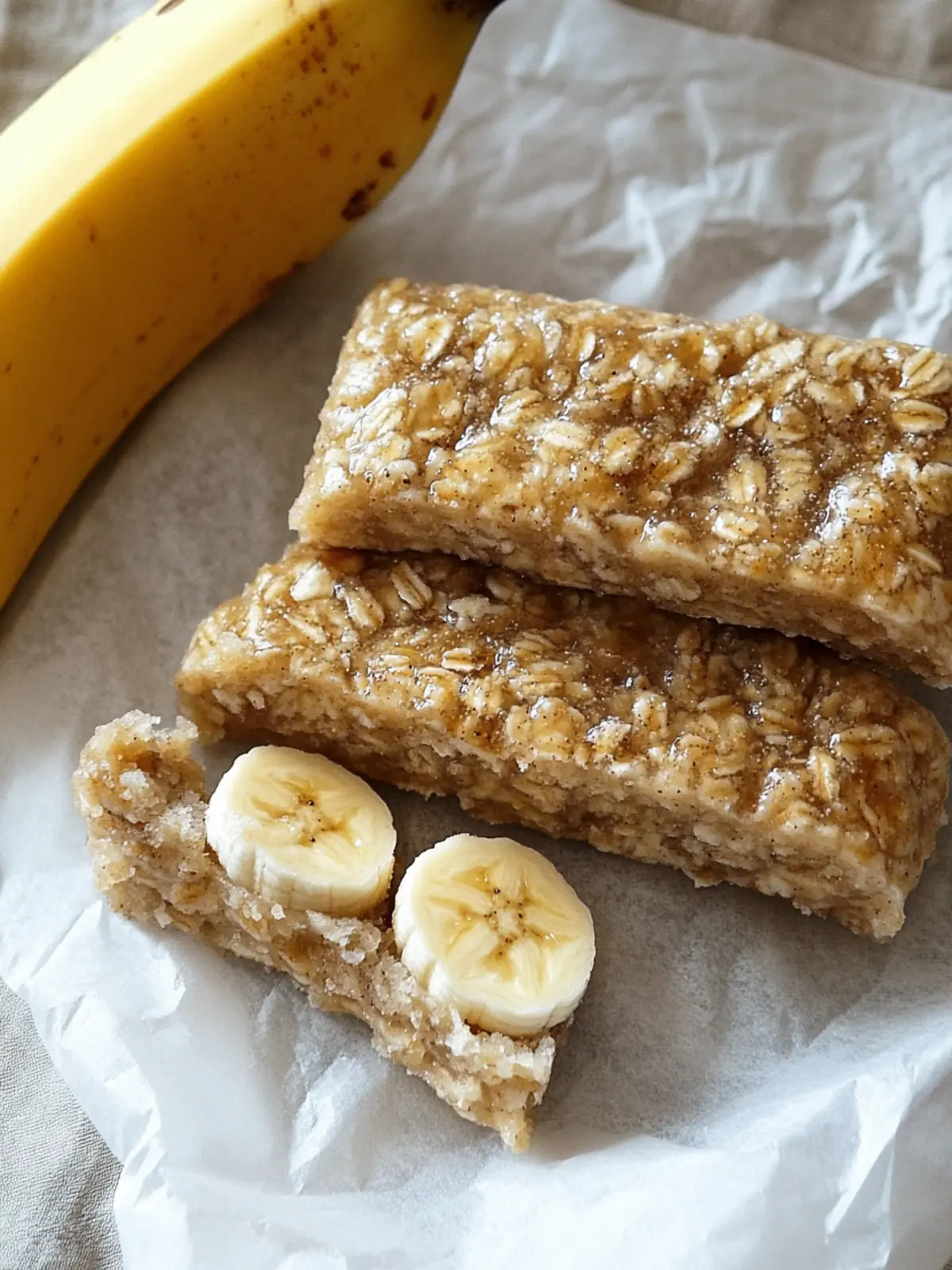 Bananen – Haferflocken