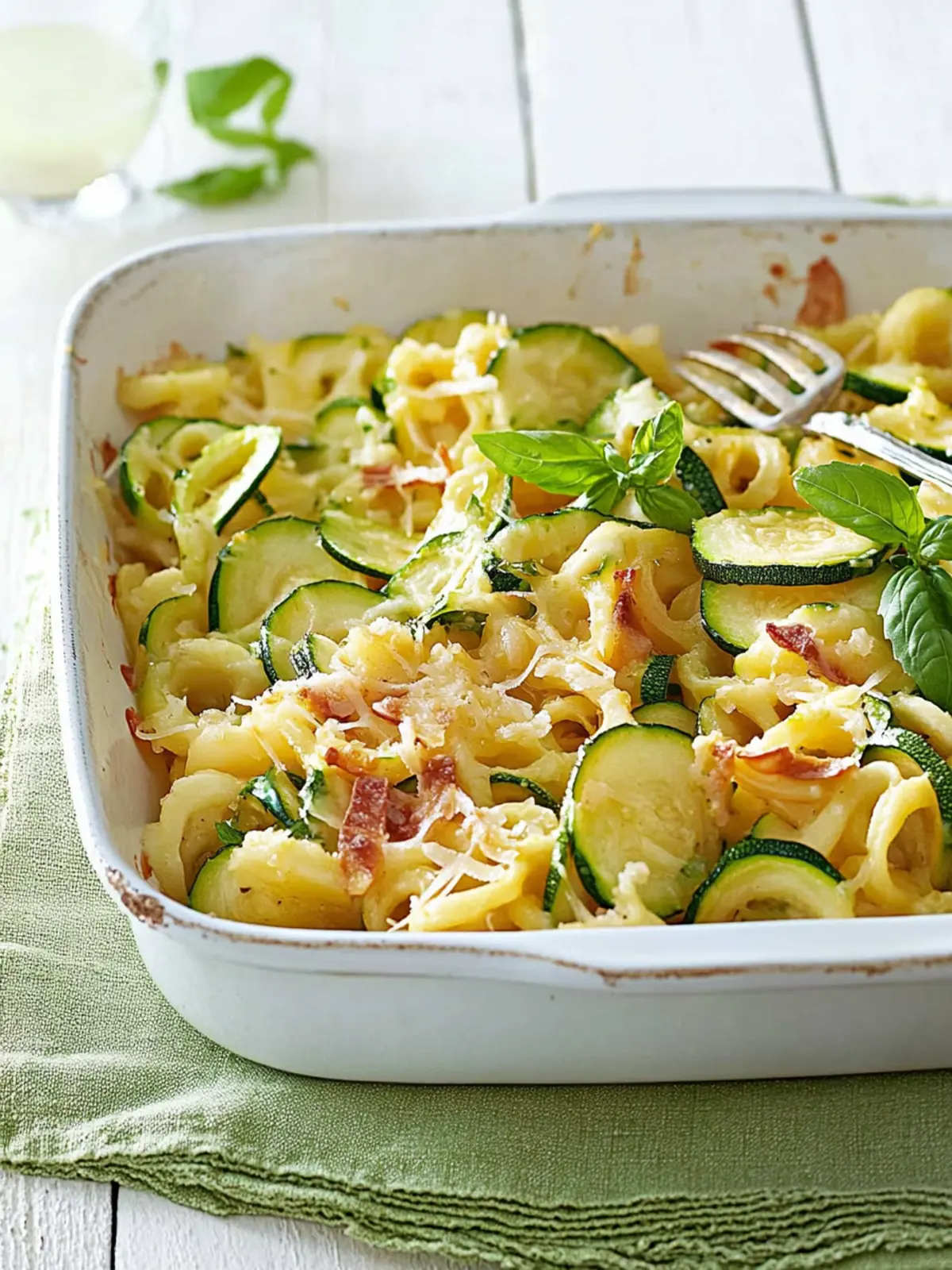 Zucchini-Noodle-Casserole from the Baking Sheet