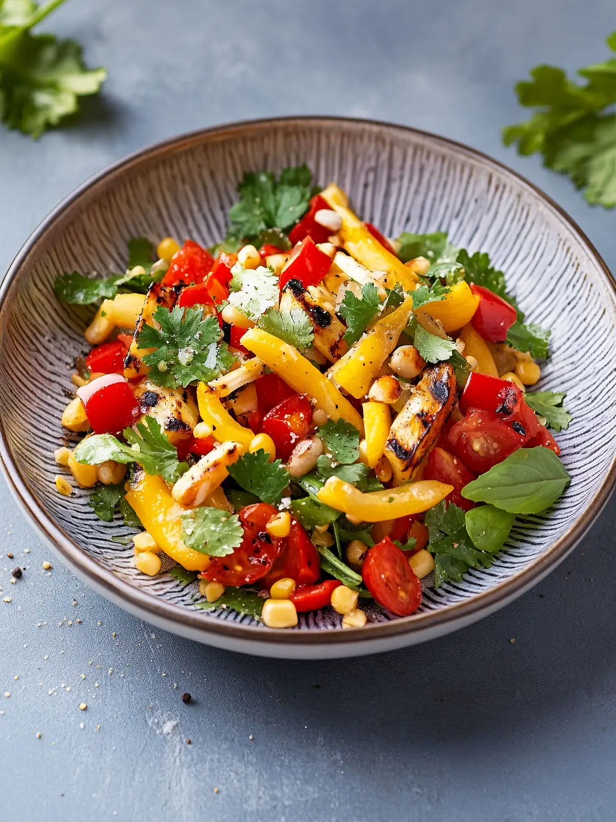 Paprika-Mais-Salat: Ein frischer Klassiker für den Grillabend