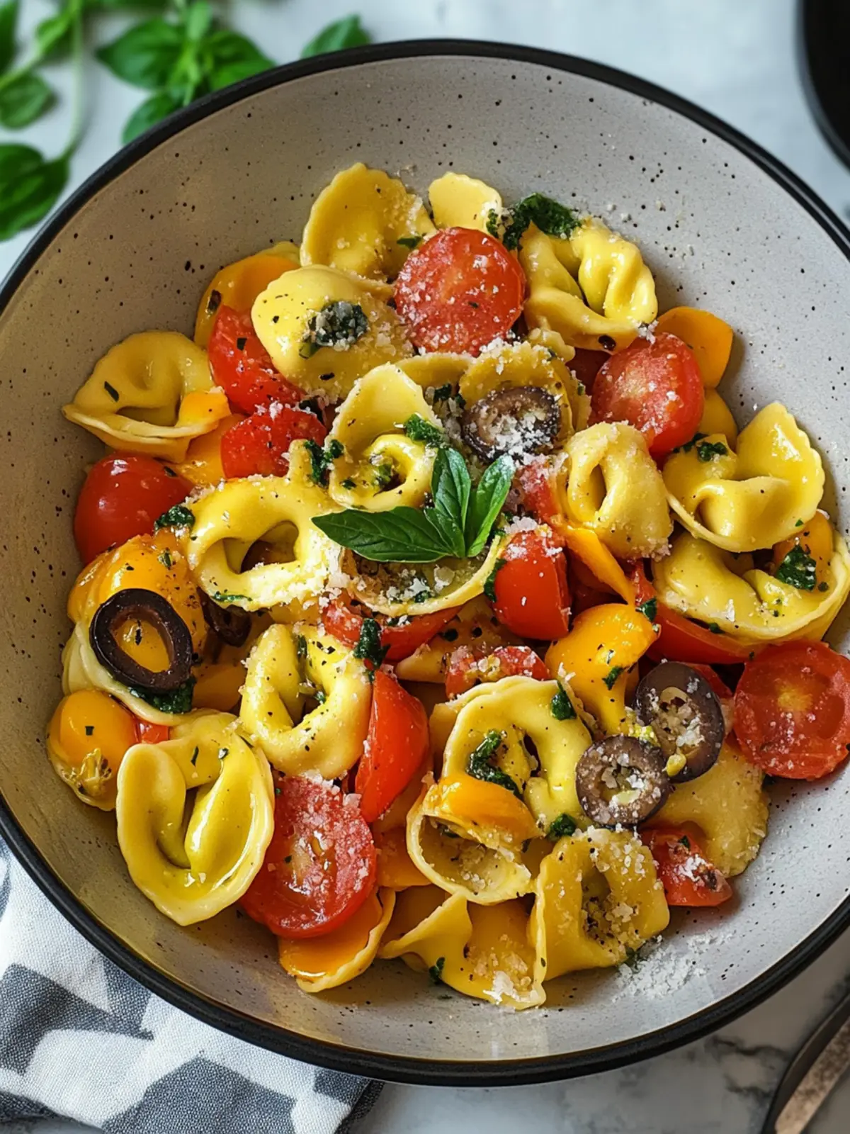 Sonnige Mediterrane Tortellini – Einfach, bunt & voller Geschmack