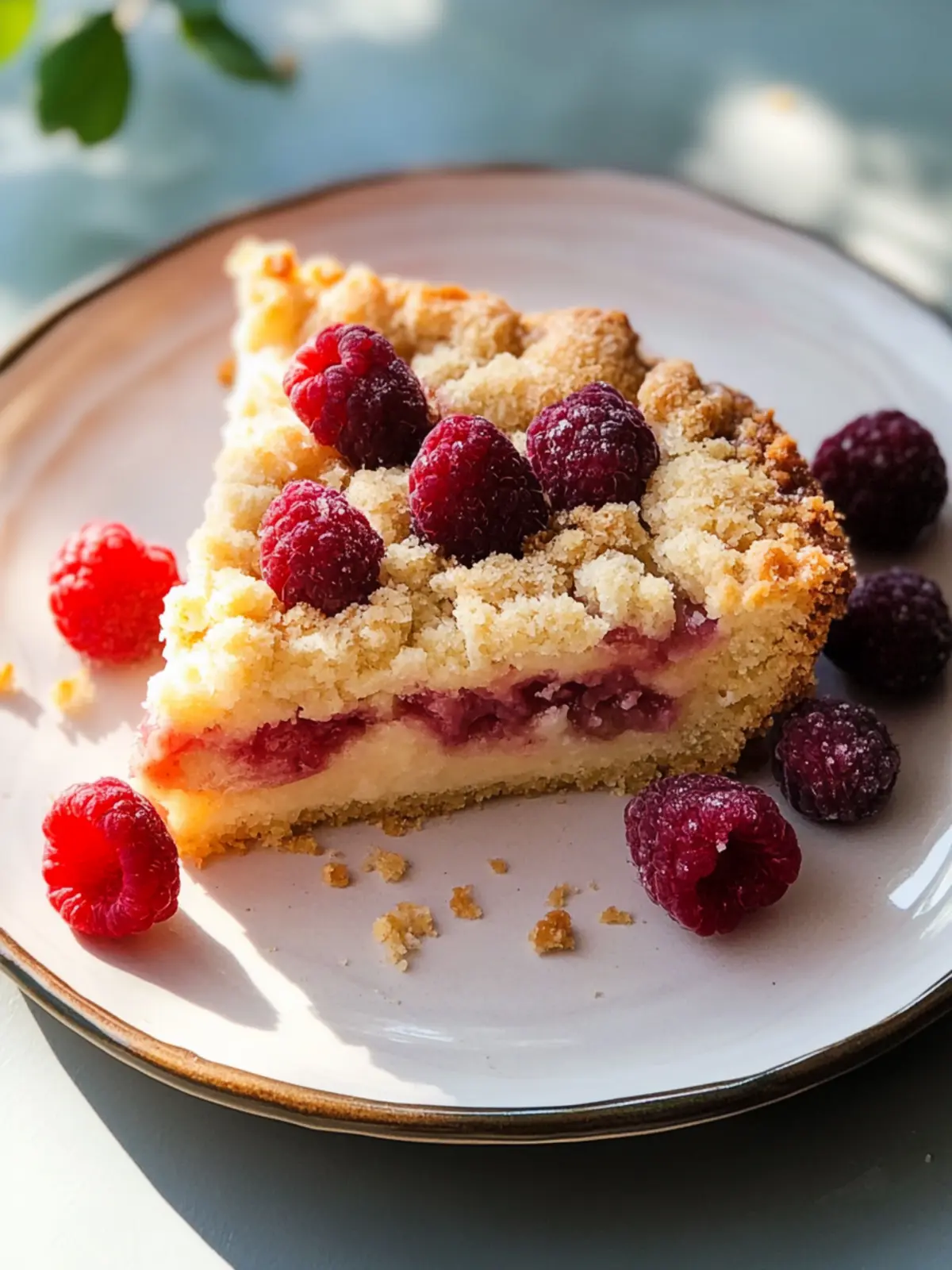 Pflaumenkuchen mit Streuseln