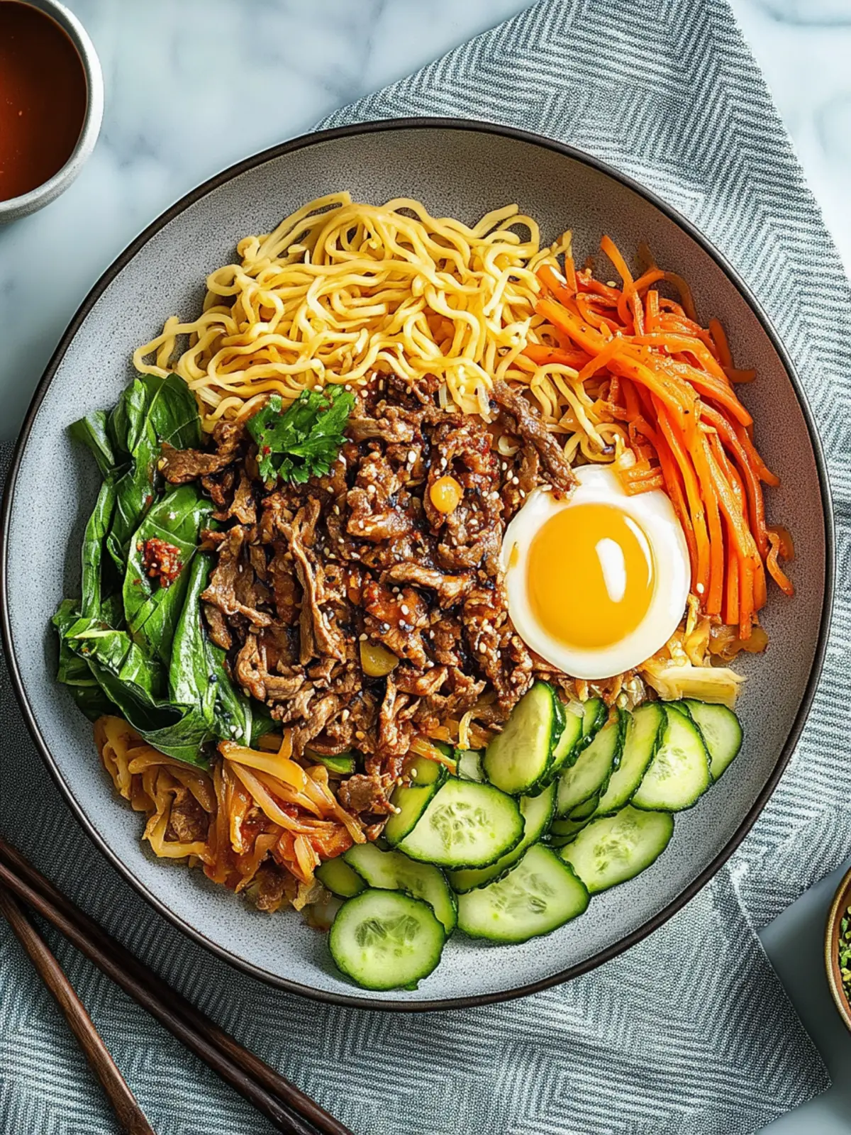 Koreanische Hackfleischpfanne