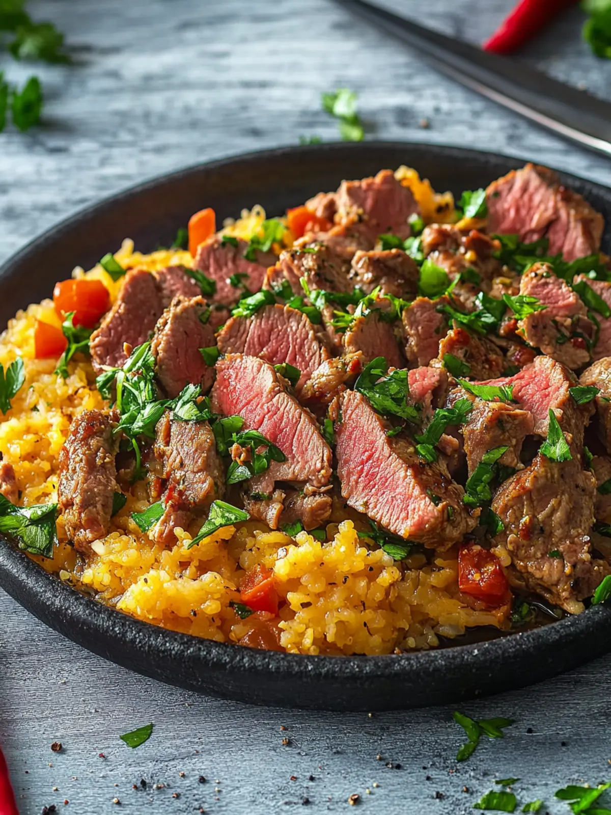 Reis-Hackfleisch-Pfanne – schnell & einfach